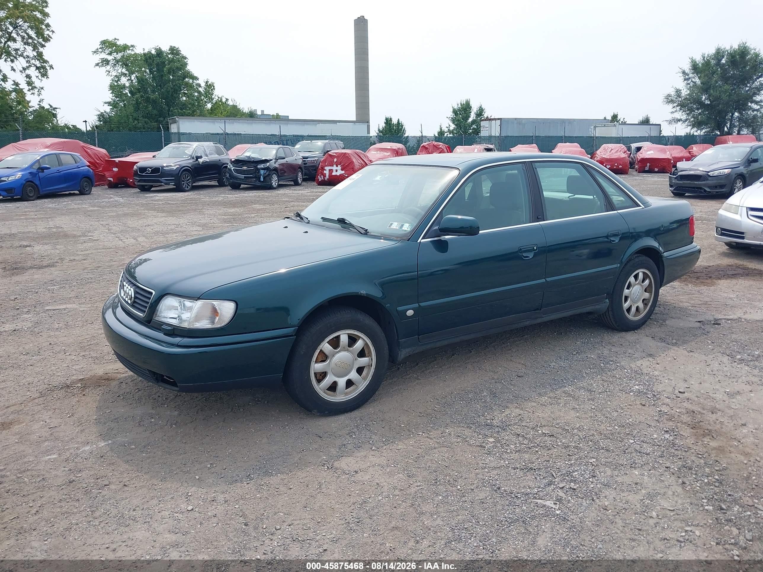 1995 Audi A6   Green vin: WAUFA84AXSN115202