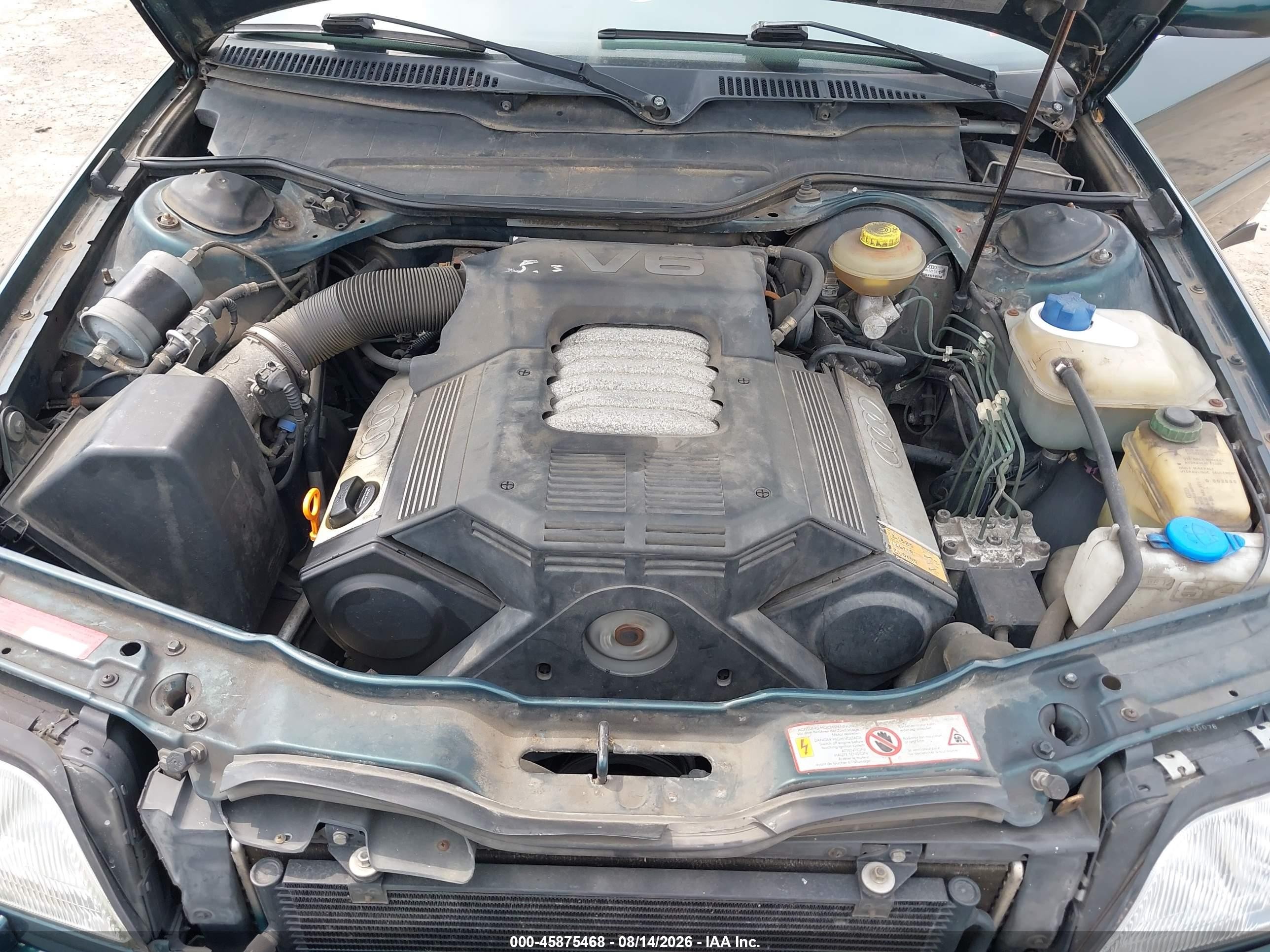 1995 Audi A6   Green vin: WAUFA84AXSN115202