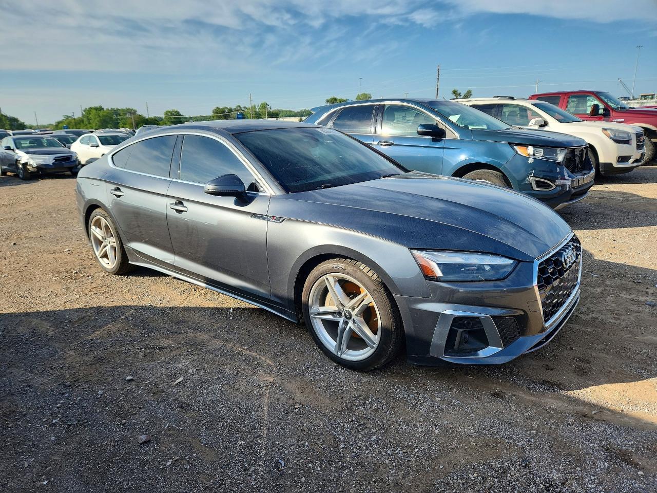 2022 Audi A5 Premium Plus 45 Charcoal vin: WAUFACF54NA018690