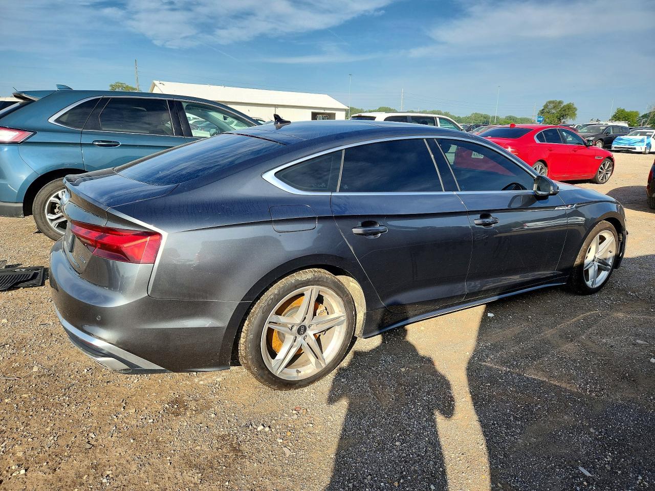 2022 Audi A5 Premium Plus 45 Charcoal vin: WAUFACF54NA018690