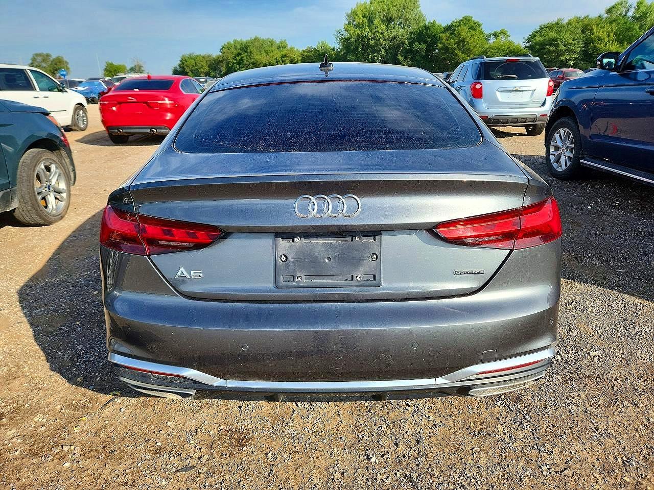 2022 Audi A5 Premium Plus 45 Charcoal vin: WAUFACF54NA018690