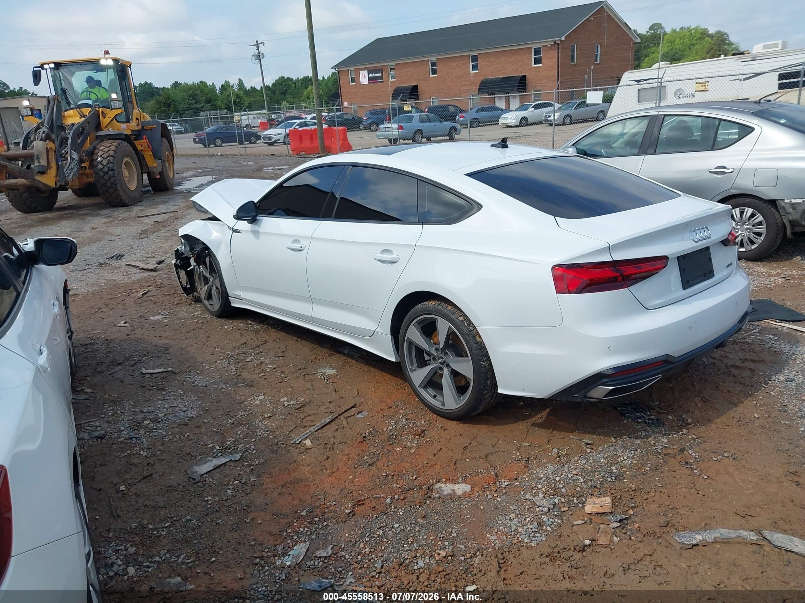 2021 Audi A5 Sportback Premium Plus 45 Tfsi Quattro S Tronic White vin: WAUFACF59MA019199