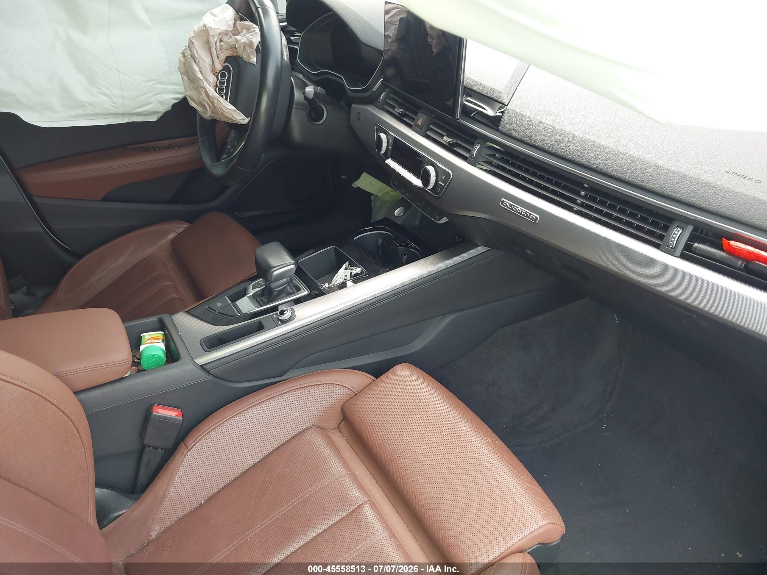 2021 Audi A5 Sportback Premium Plus 45 Tfsi Quattro S Tronic White vin: WAUFACF59MA019199