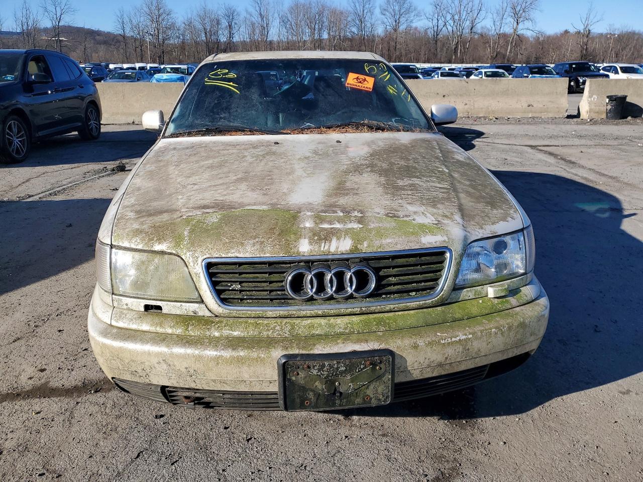 1995 Audi A6 White vin: WAUFB84A3SN023345