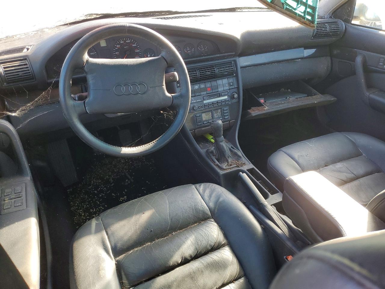 1995 Audi A6 White vin: WAUFB84A3SN023345