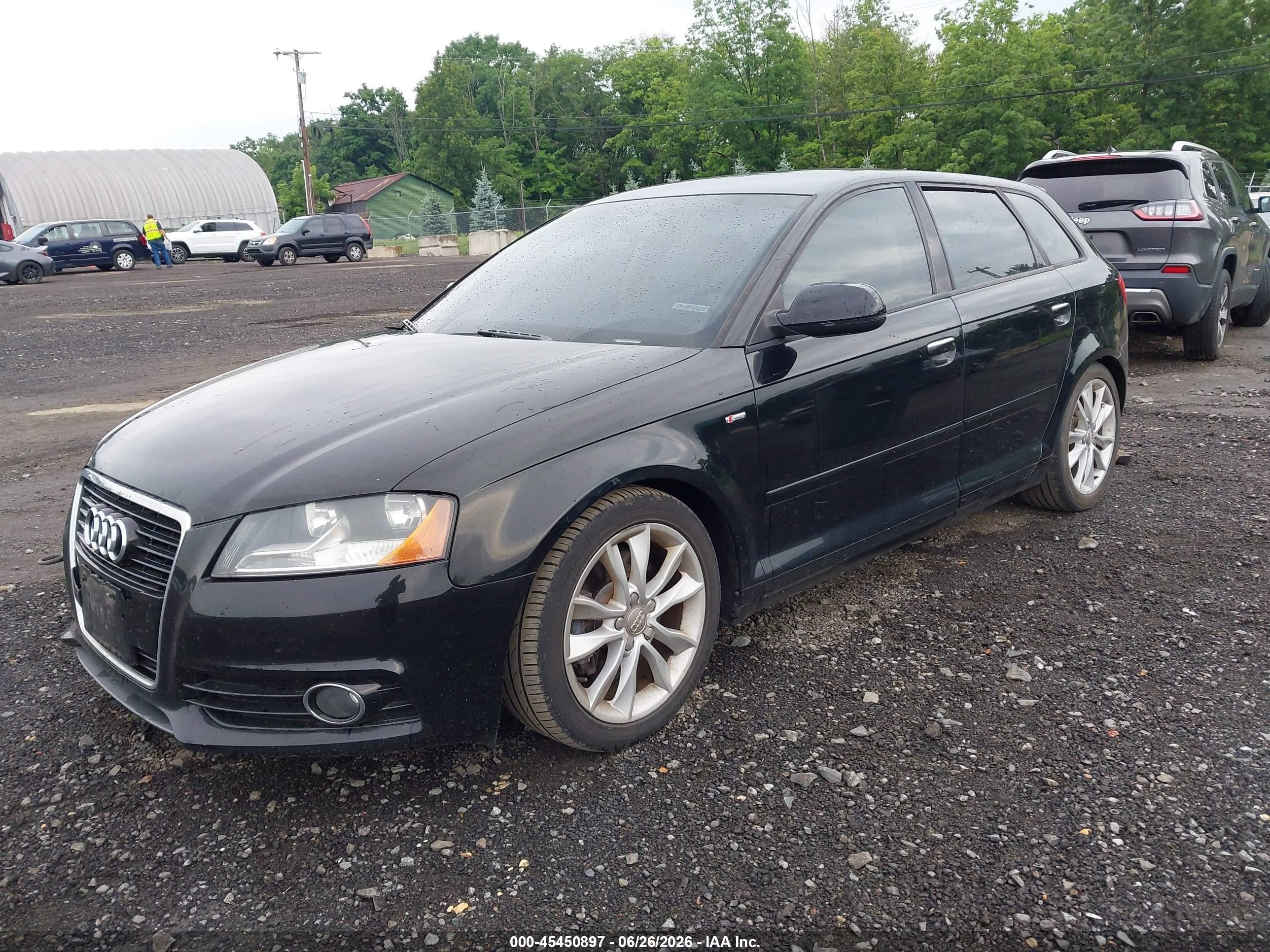 2012 Audi A3 2.0t Premium Black vin: WAUFEAFM2CA082238