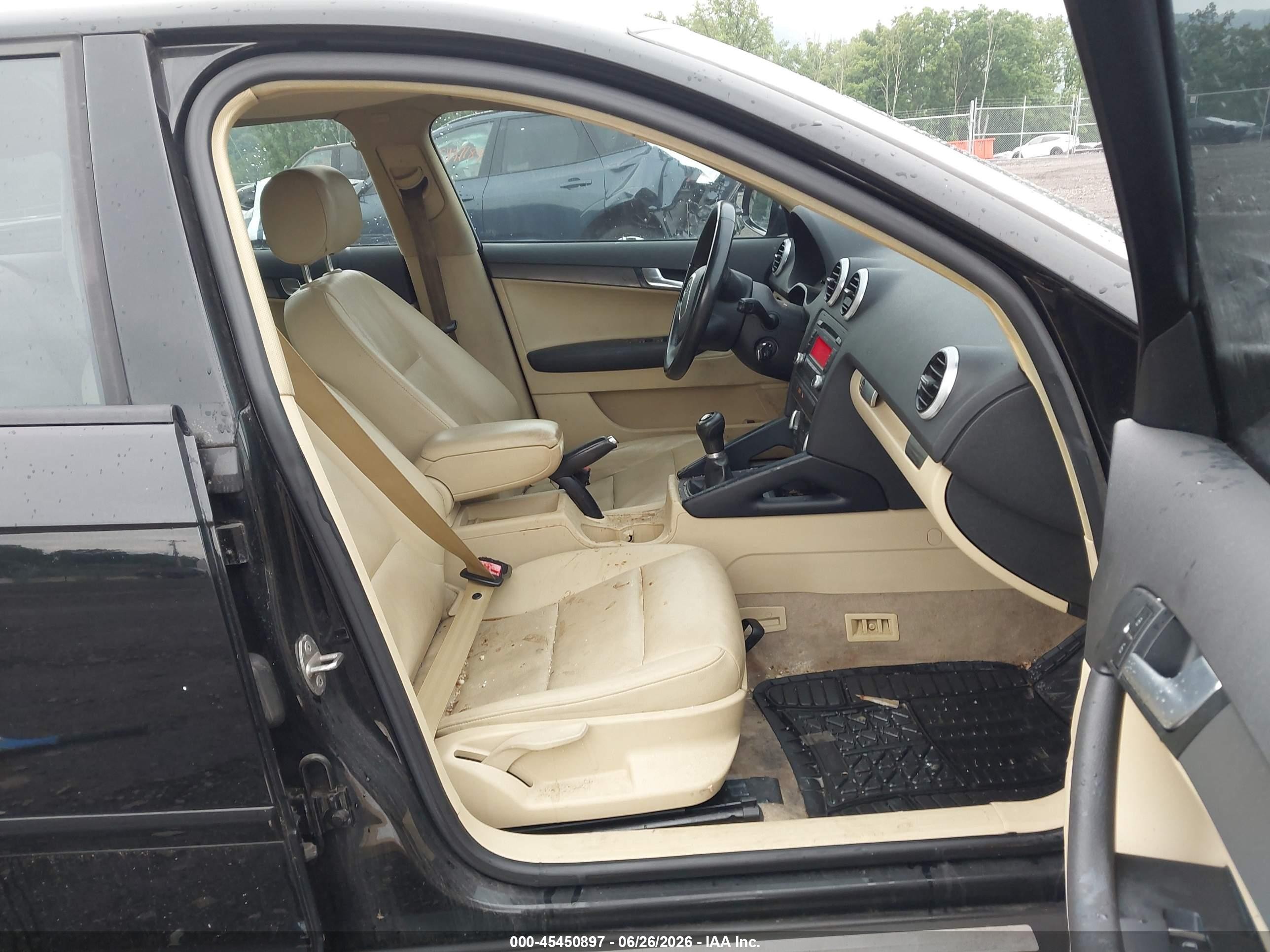 2012 Audi A3 2.0t Premium Black vin: WAUFEAFM2CA082238