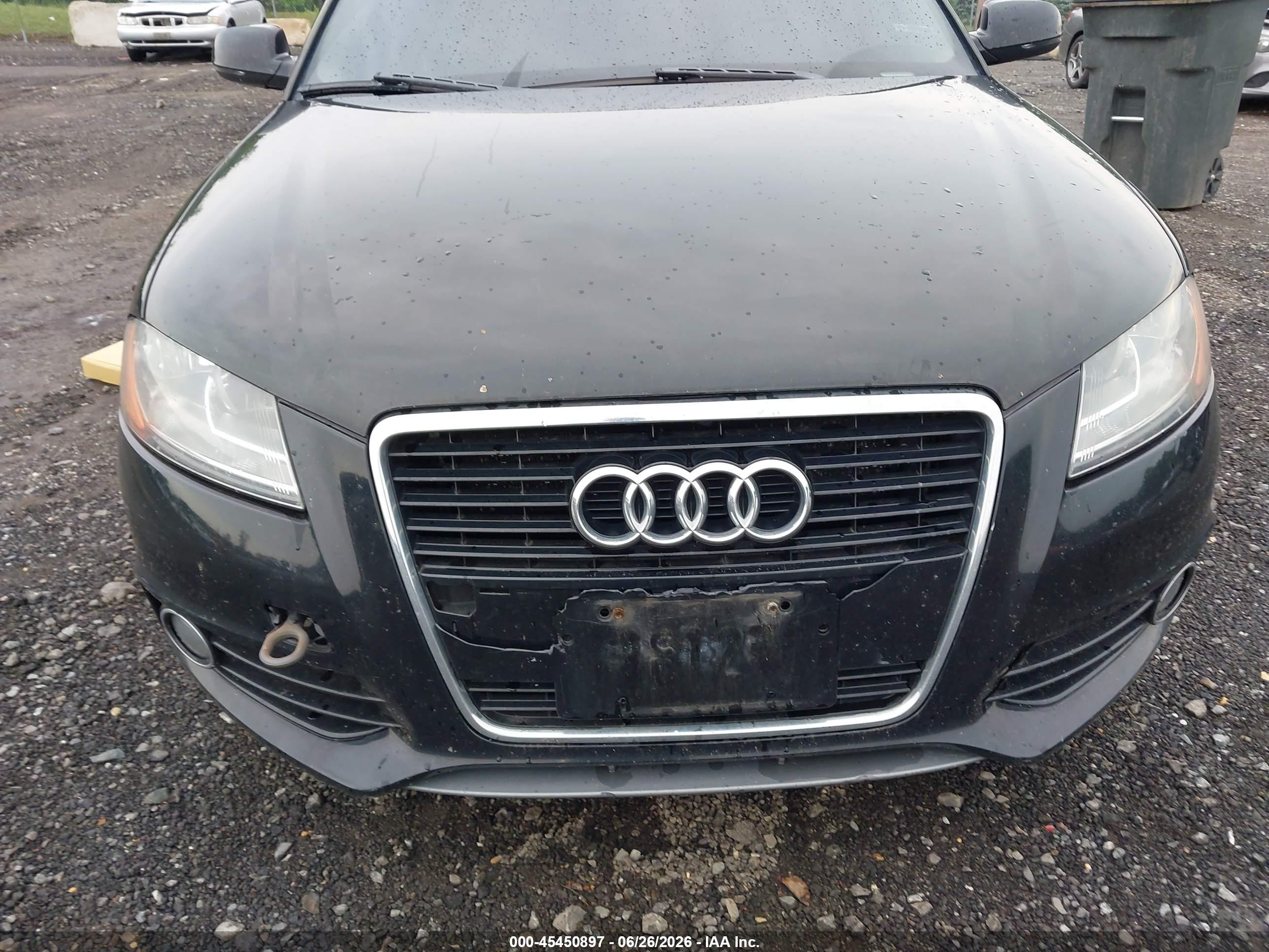 2012 Audi A3 2.0t Premium Black vin: WAUFEAFM2CA082238