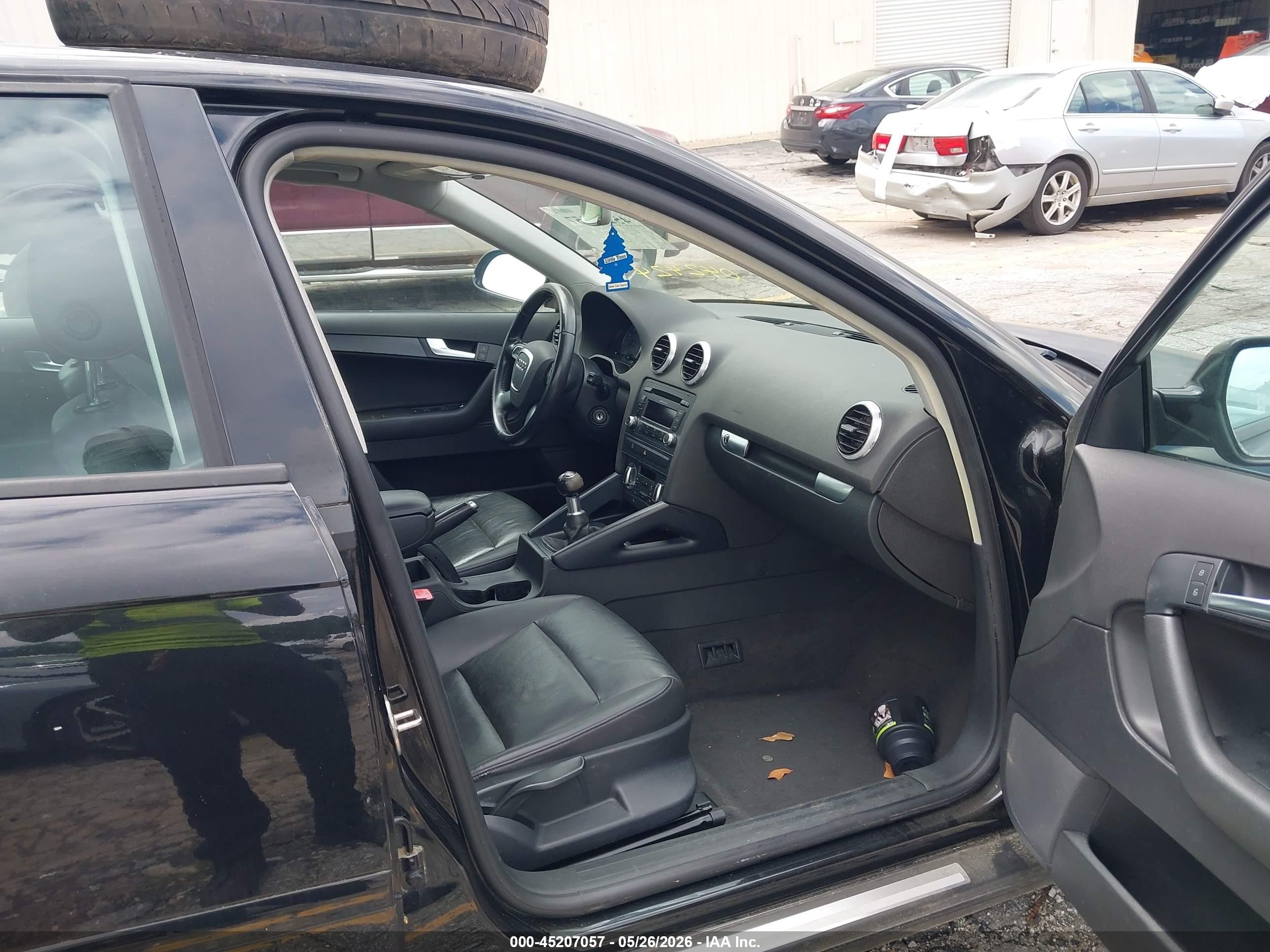 2012 Audi A3 2.0t Premium Black vin: WAUFEAFM8CA042424