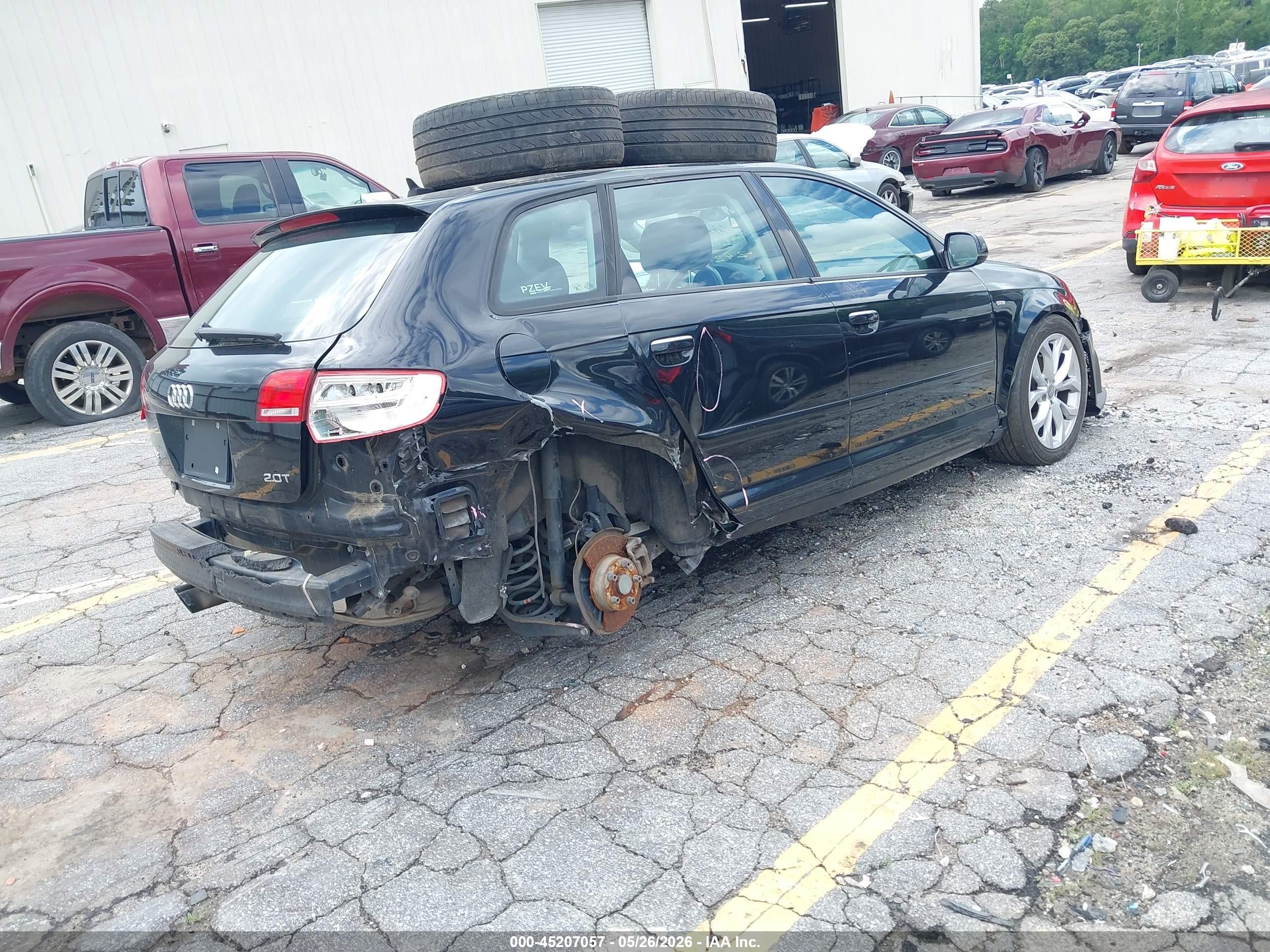 2012 Audi A3 2.0t Premium Black vin: WAUFEAFM8CA042424