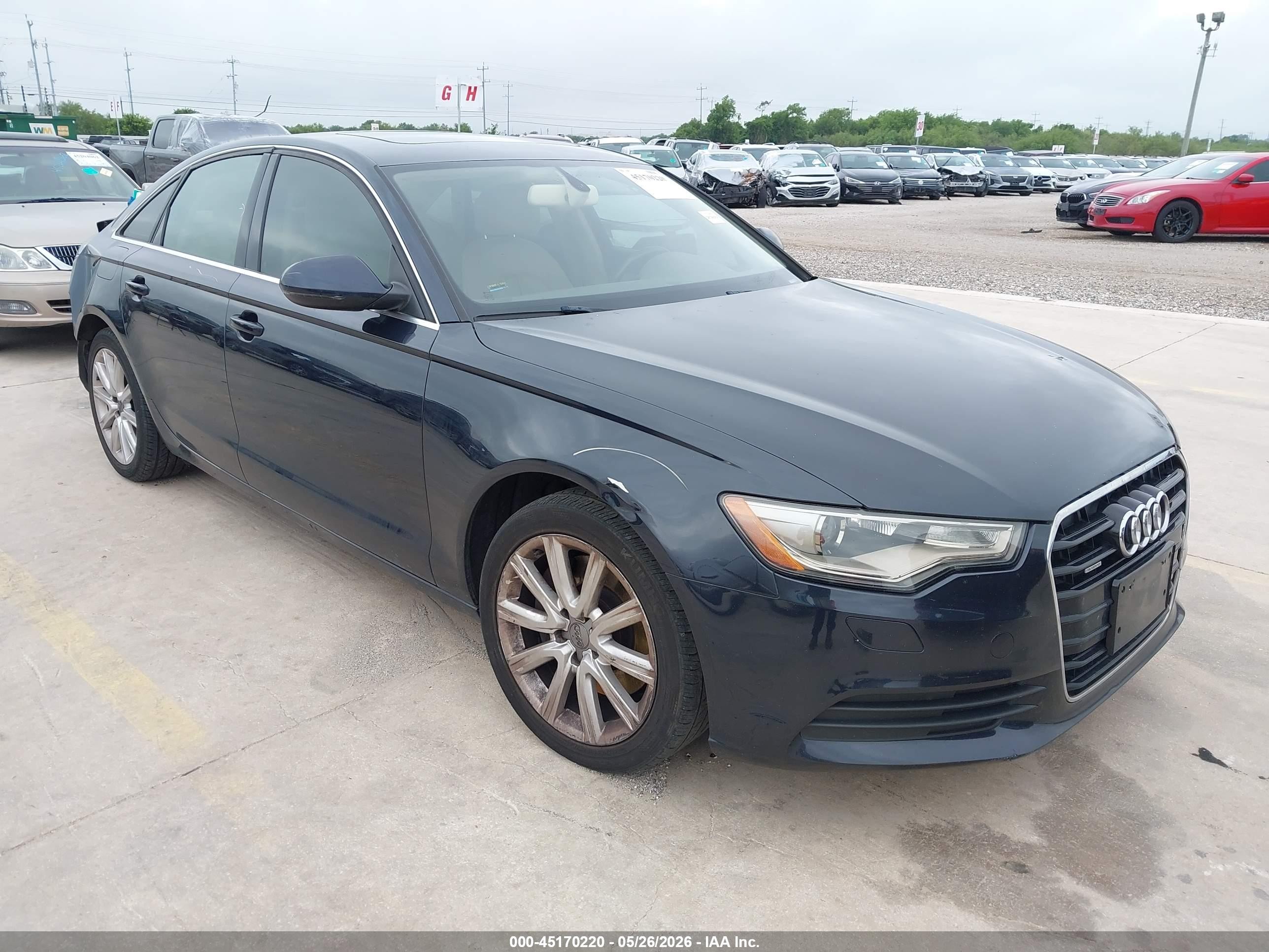 2015 Audi A6 2.0t Premium Dark Blue vin: WAUFFAFC0FN033279