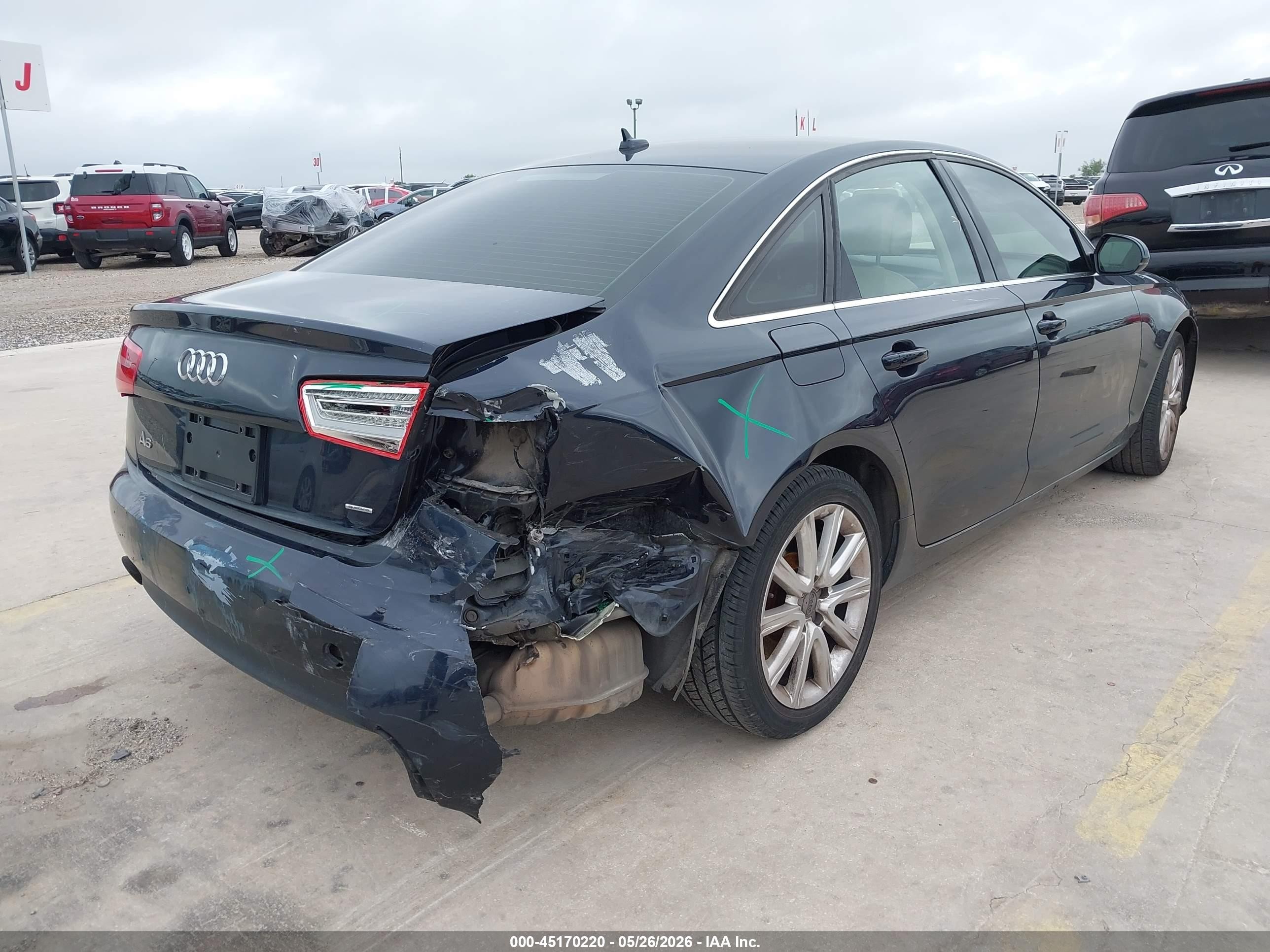 2015 Audi A6 2.0t Premium Dark Blue vin: WAUFFAFC0FN033279