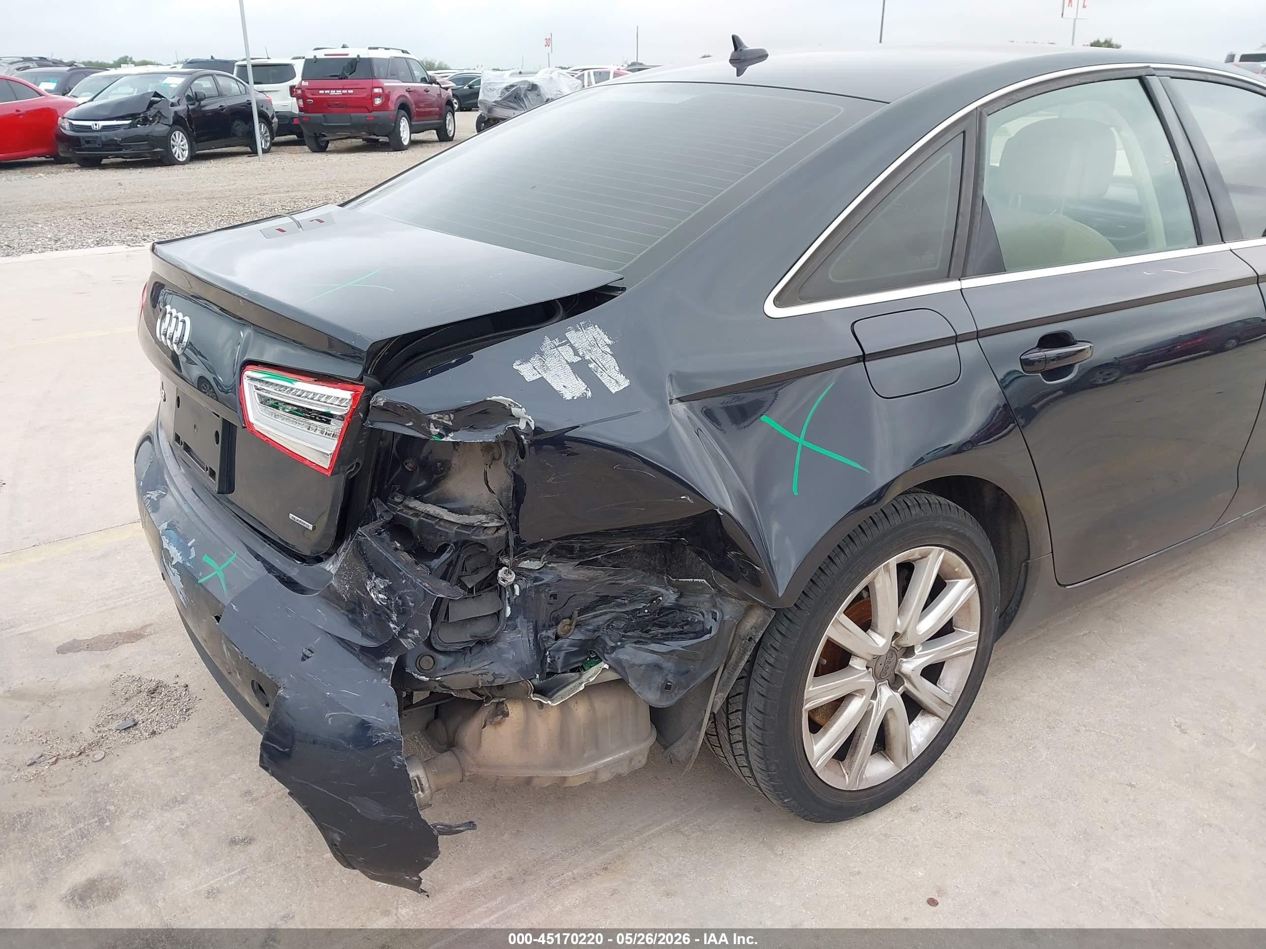 2015 Audi A6 2.0t Premium Dark Blue vin: WAUFFAFC0FN033279