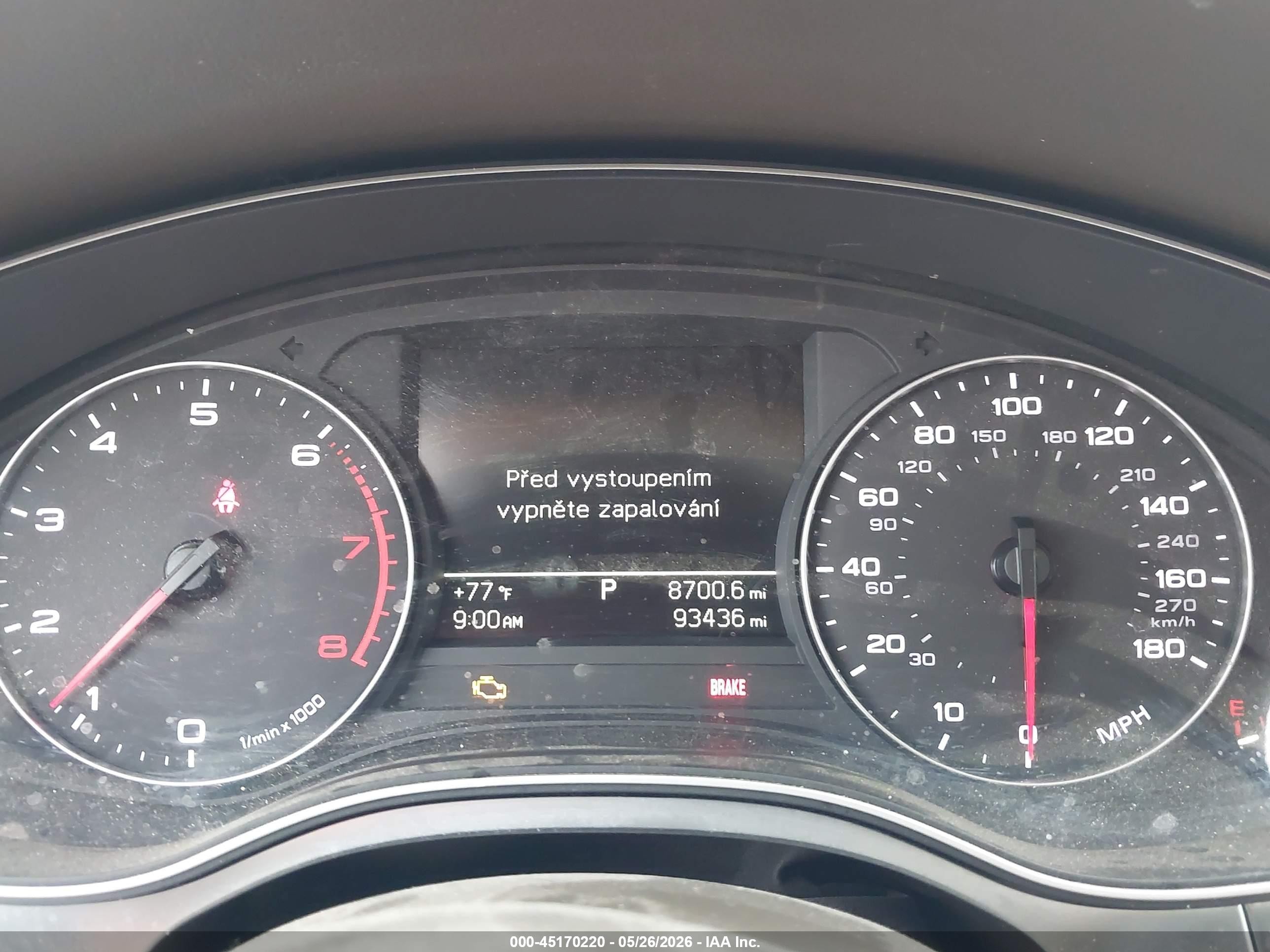 2015 Audi A6 2.0t Premium Dark Blue vin: WAUFFAFC0FN033279