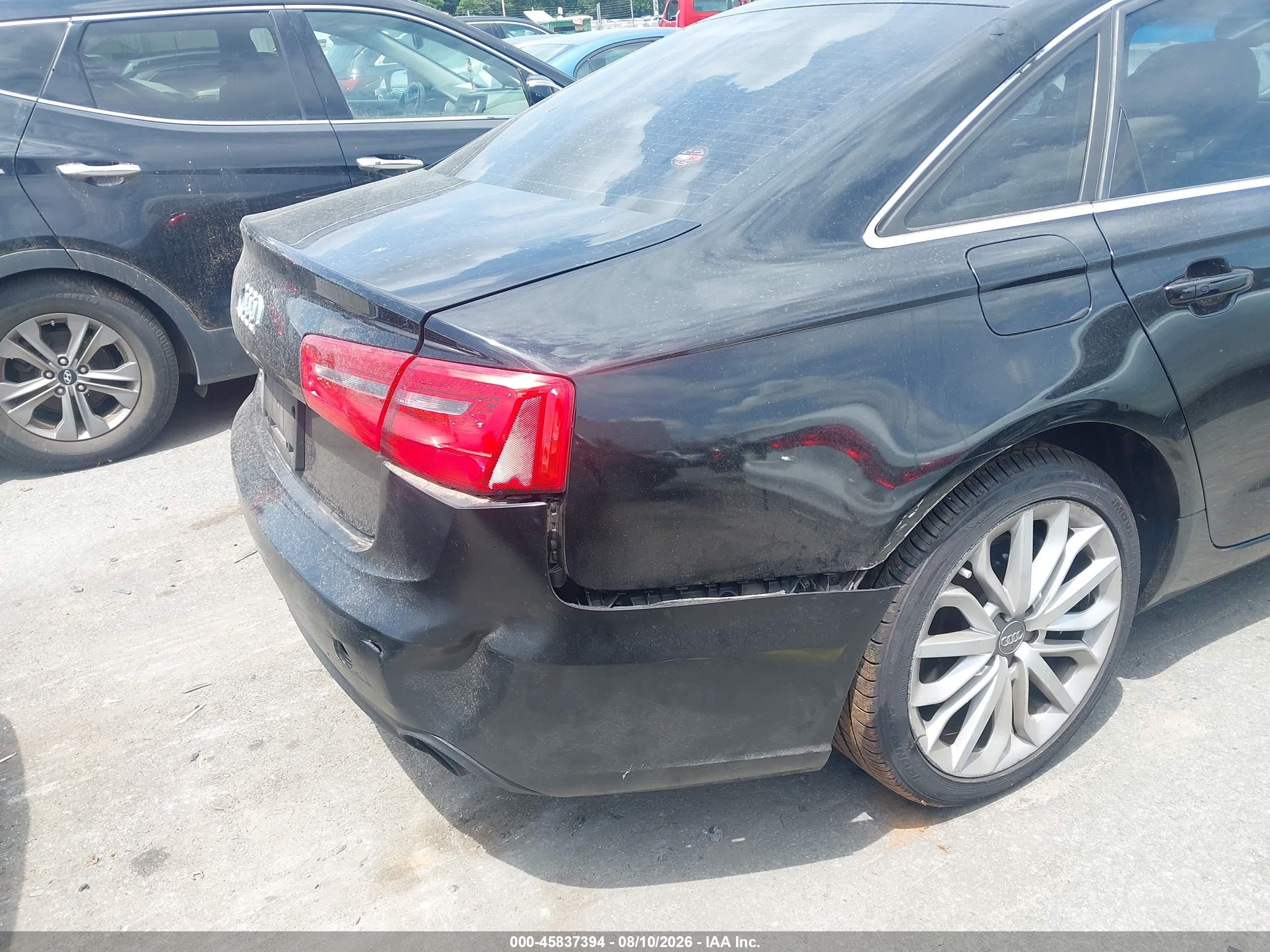 2014 Audi A6 2.0t Premium Black vin: WAUFFAFC1EN052664