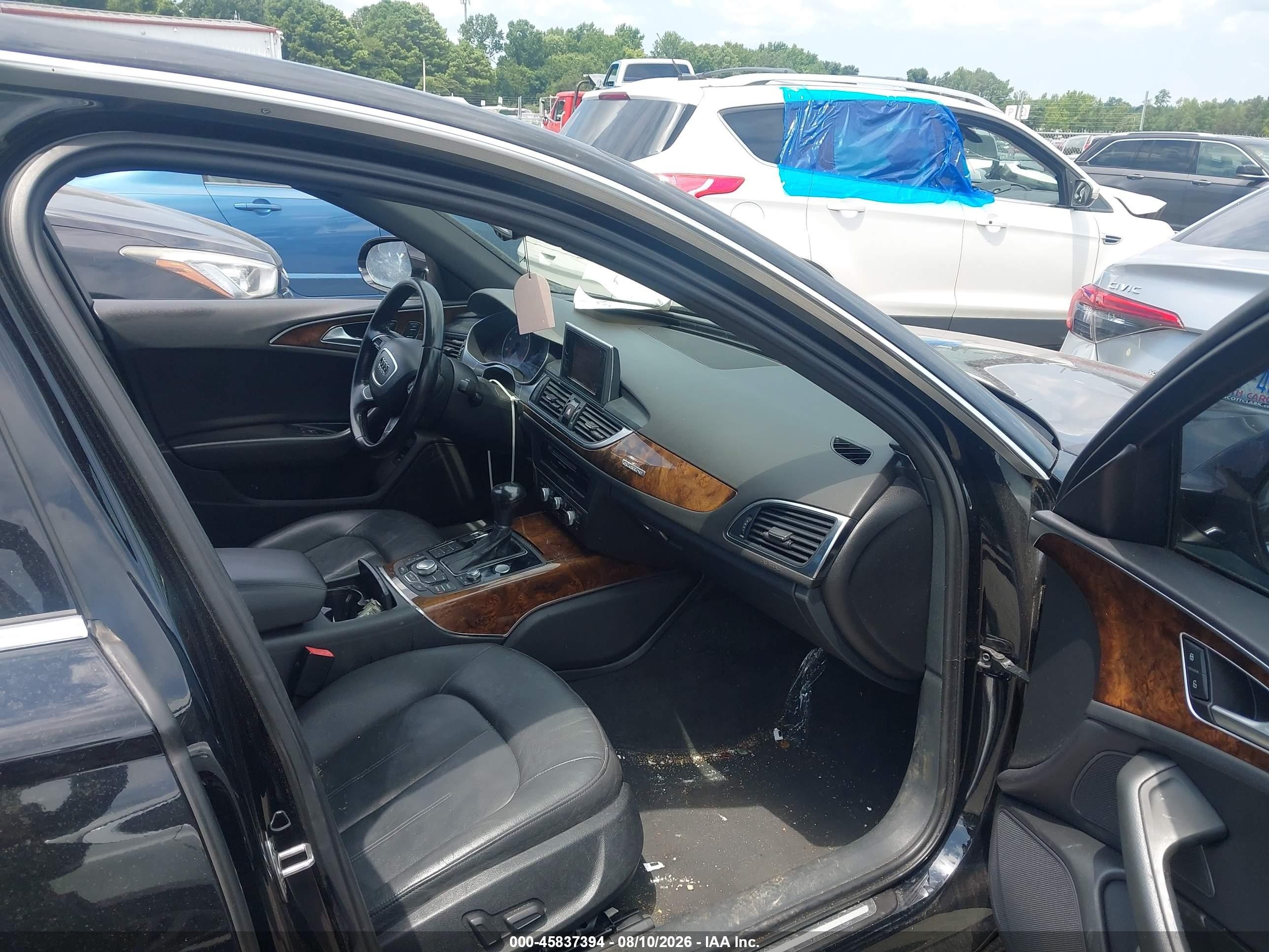 2014 Audi A6 2.0t Premium Black vin: WAUFFAFC1EN052664