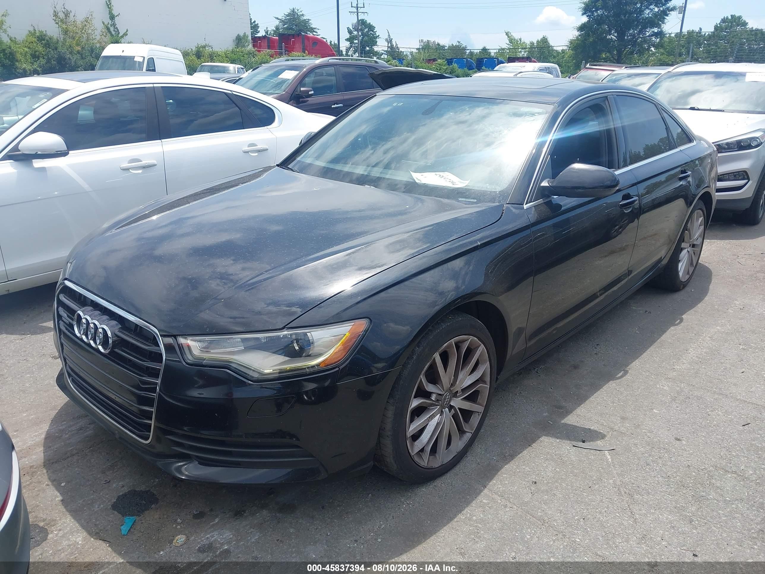 2014 Audi A6 2.0t Premium Black vin: WAUFFAFC1EN052664
