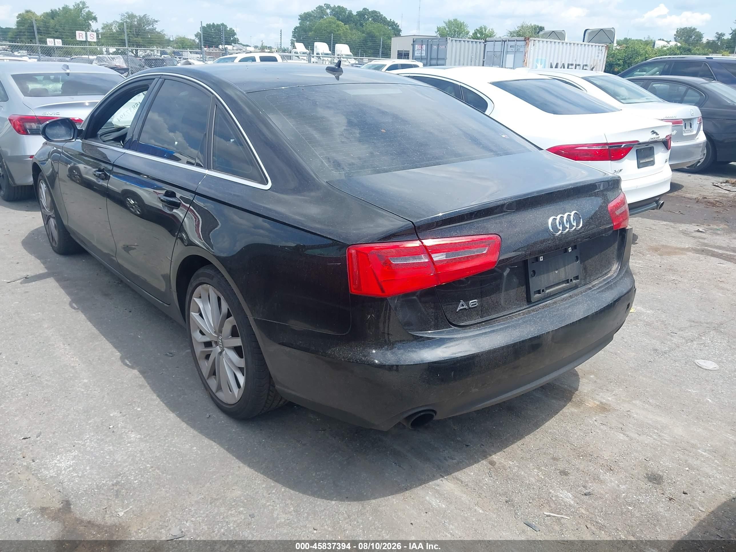 2014 Audi A6 2.0t Premium Black vin: WAUFFAFC1EN052664