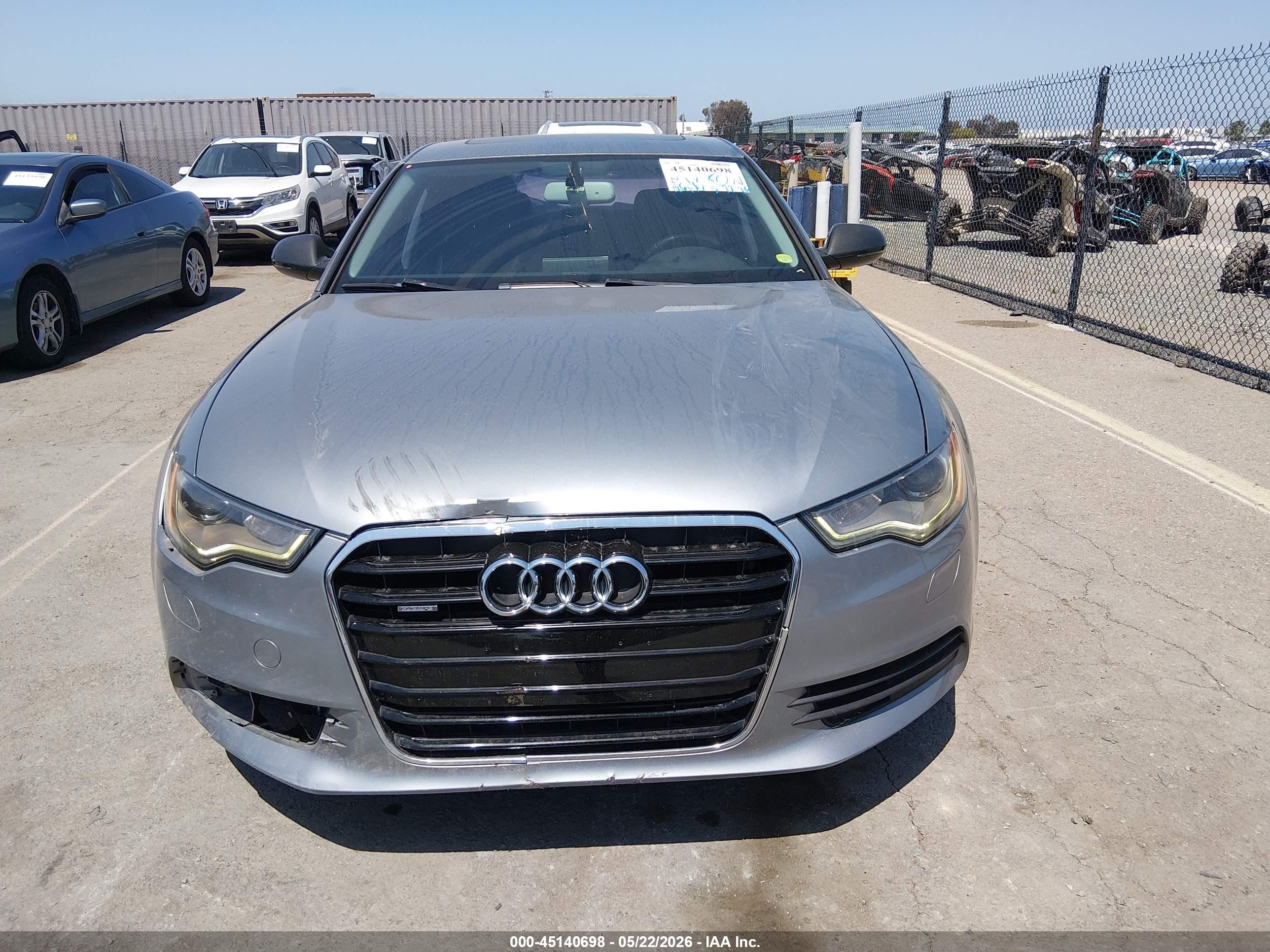 2015 Audi A6 2.0t Premium Серебряный vin: WAUFFAFC1FN022128