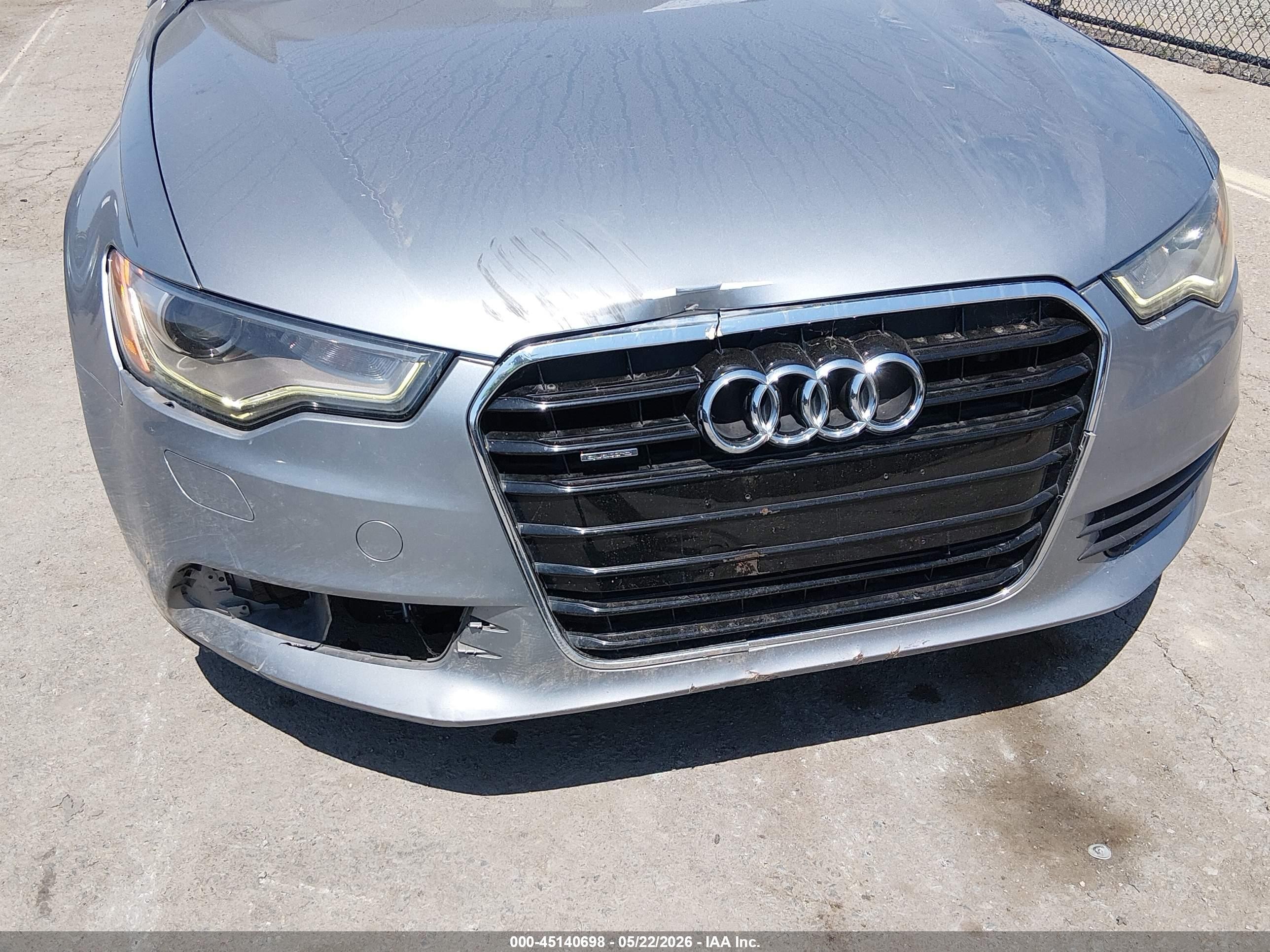 2015 Audi A6 2.0t Premium Серебряный vin: WAUFFAFC1FN022128