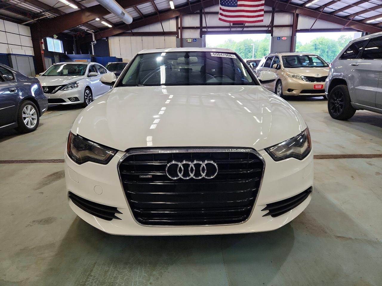 2015 Audi A6 Premium White vin: WAUFFAFC2FN031548