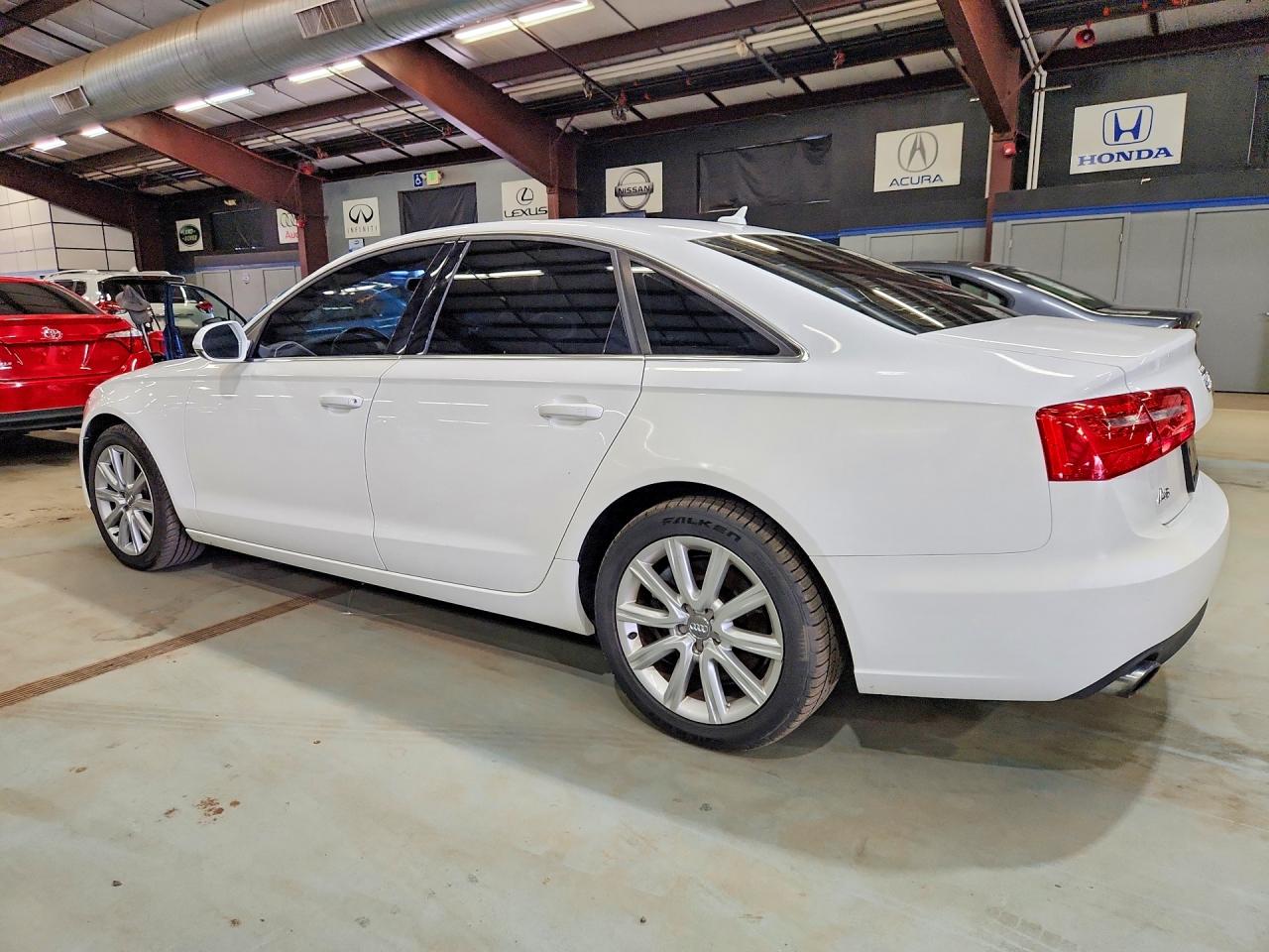 2015 Audi A6 Premium White vin: WAUFFAFC2FN031548