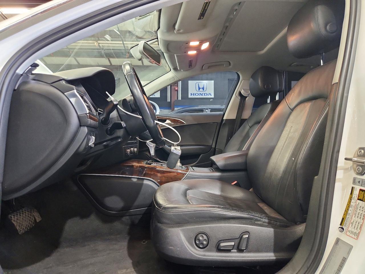 2015 Audi A6 Premium White vin: WAUFFAFC2FN031548