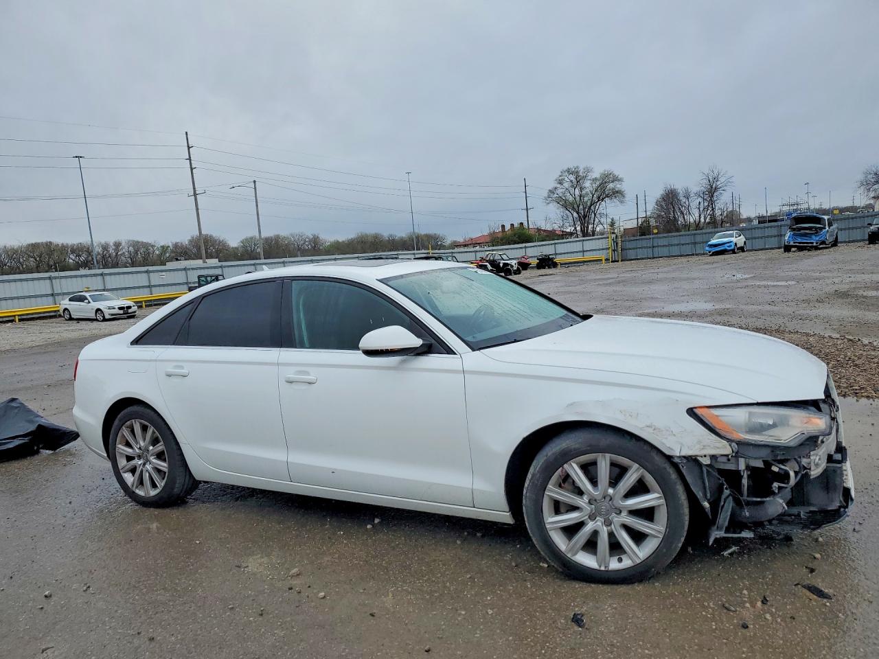 2015 Audi A6 Premium White vin: WAUFFAFC5FN026912