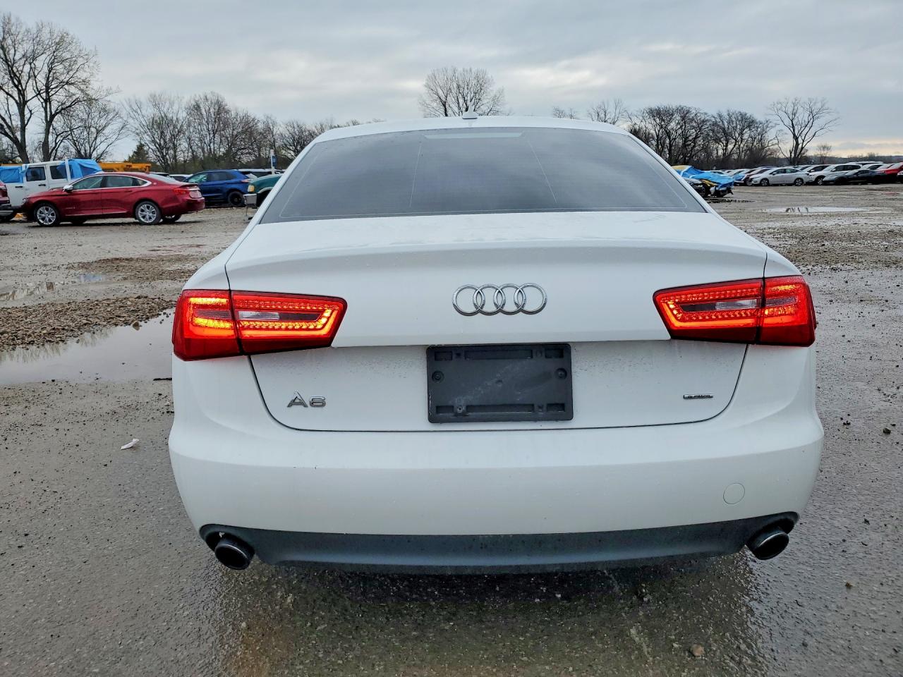 2015 Audi A6 Premium White vin: WAUFFAFC5FN026912