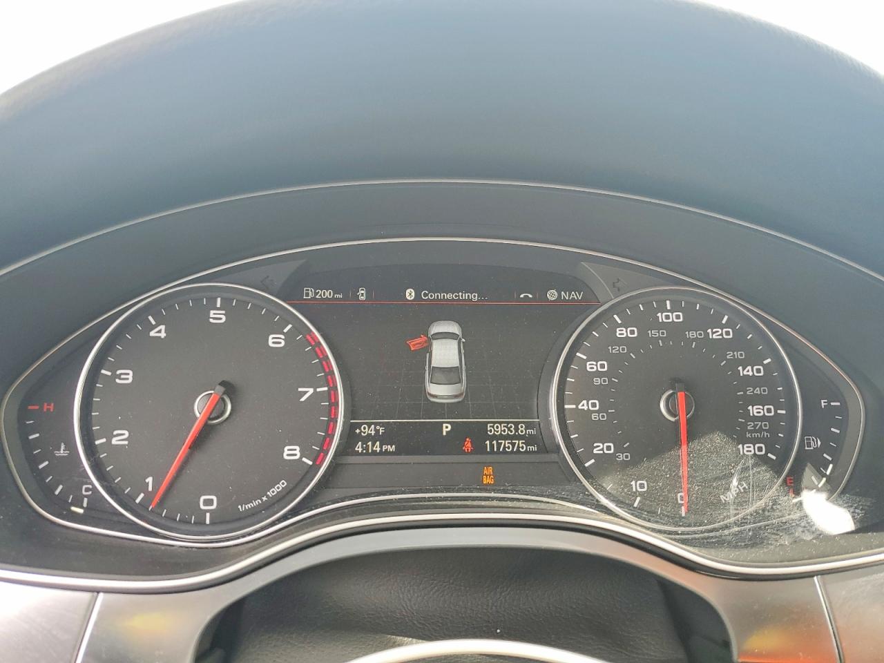 2015 Audi A6 Premium White vin: WAUFFAFC5FN026912