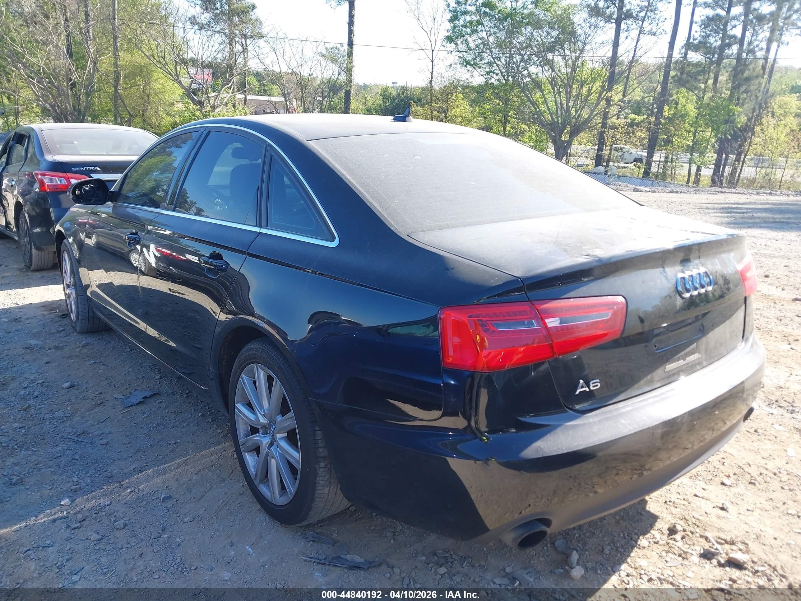 2014 Audi A6 2.0t Premium Black vin: WAUFFAFC6EN012306