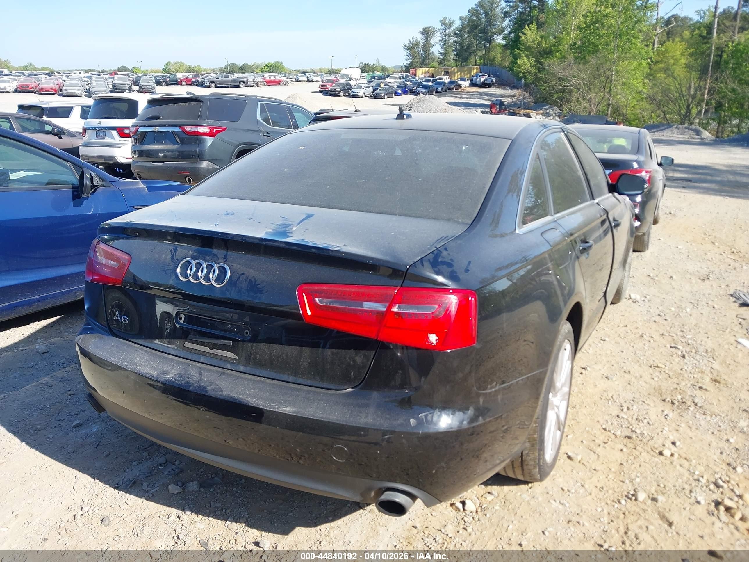 2014 Audi A6 2.0t Premium Black vin: WAUFFAFC6EN012306