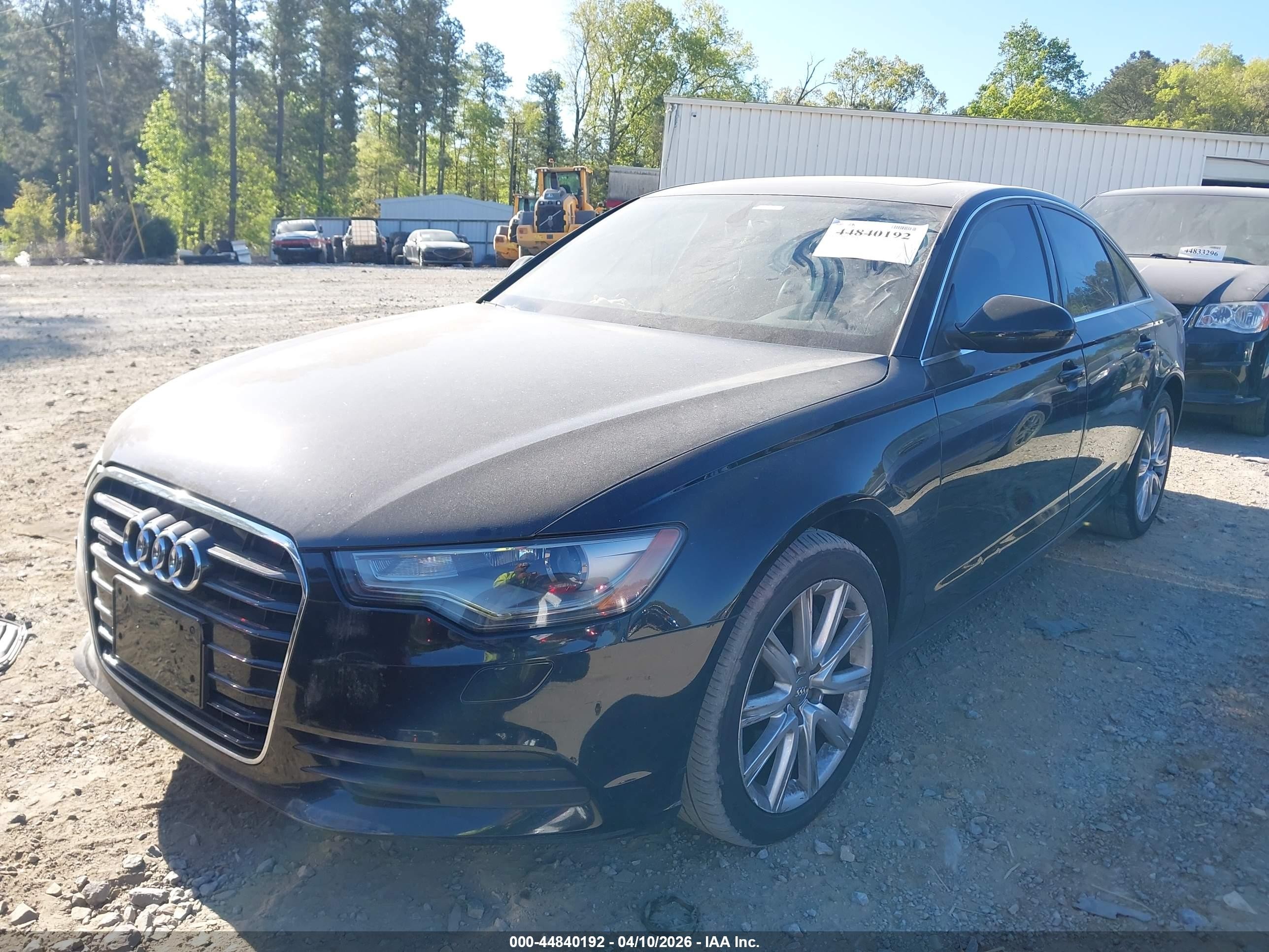 2014 Audi A6 2.0t Premium Black vin: WAUFFAFC6EN012306
