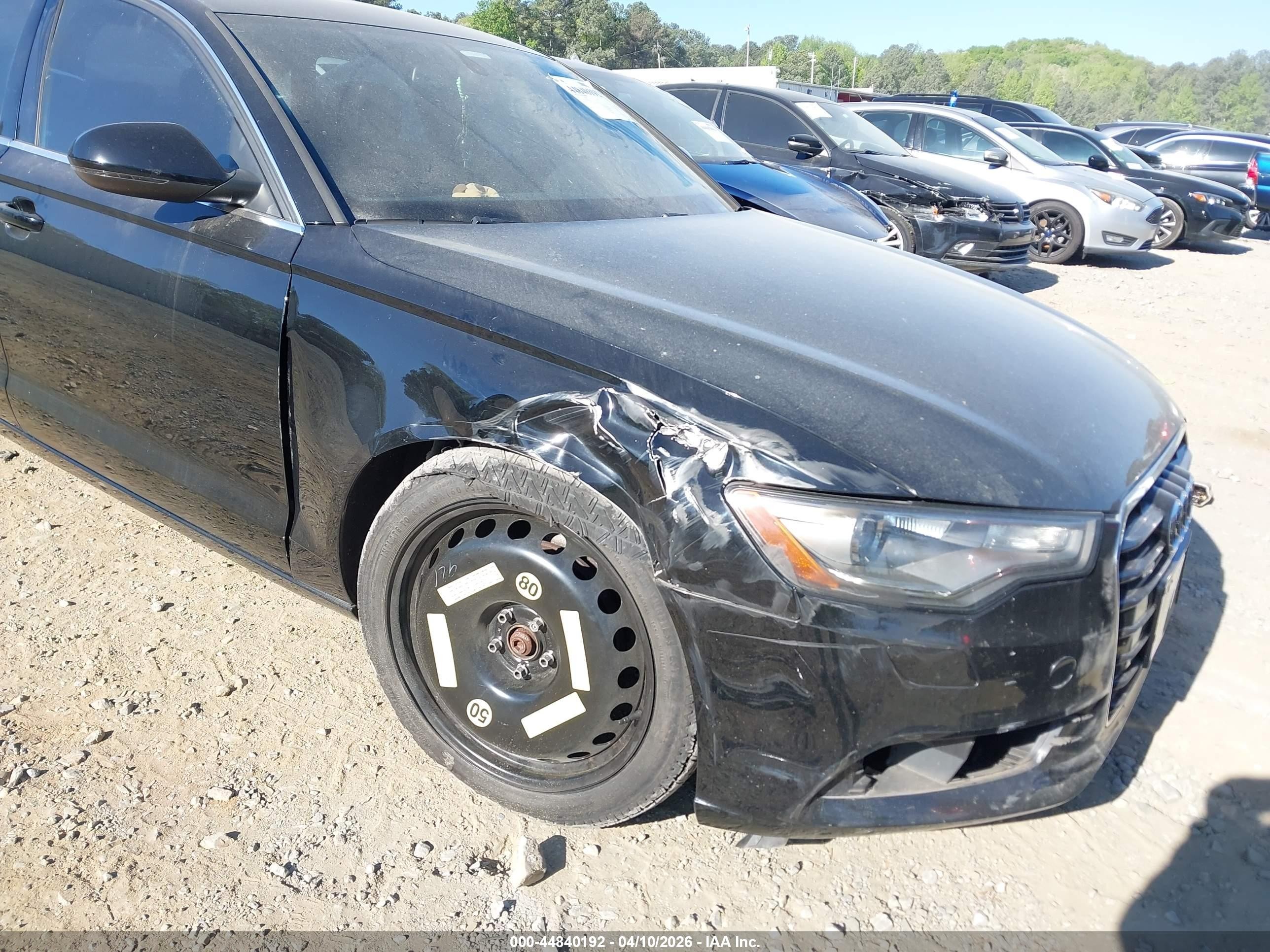 2014 Audi A6 2.0t Premium Black vin: WAUFFAFC6EN012306