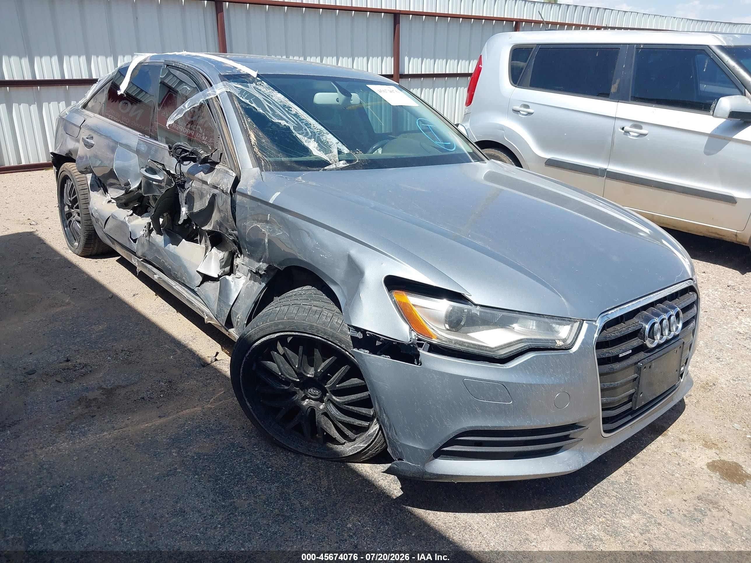 2015 Audi A6 2.0t Premium Серебряный vin: WAUFFAFC8FN017914