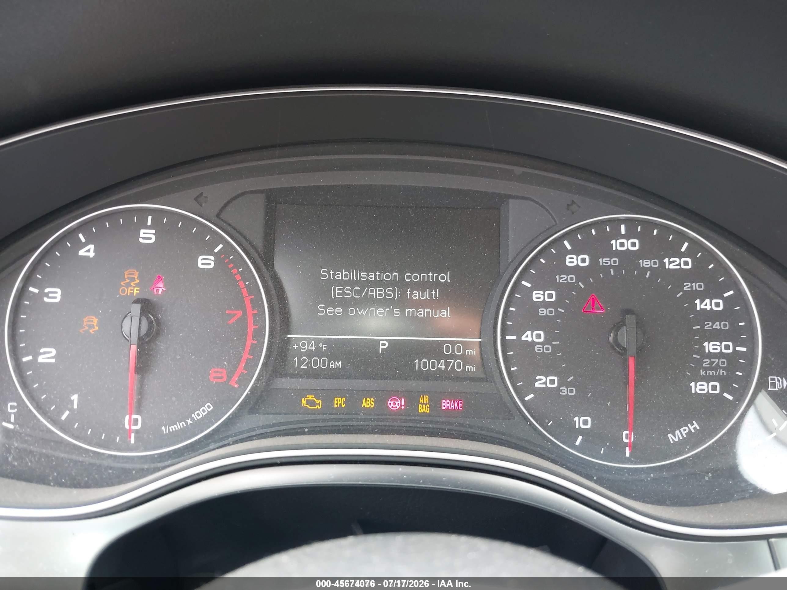 2015 Audi A6 2.0t Premium Серебряный vin: WAUFFAFC8FN017914
