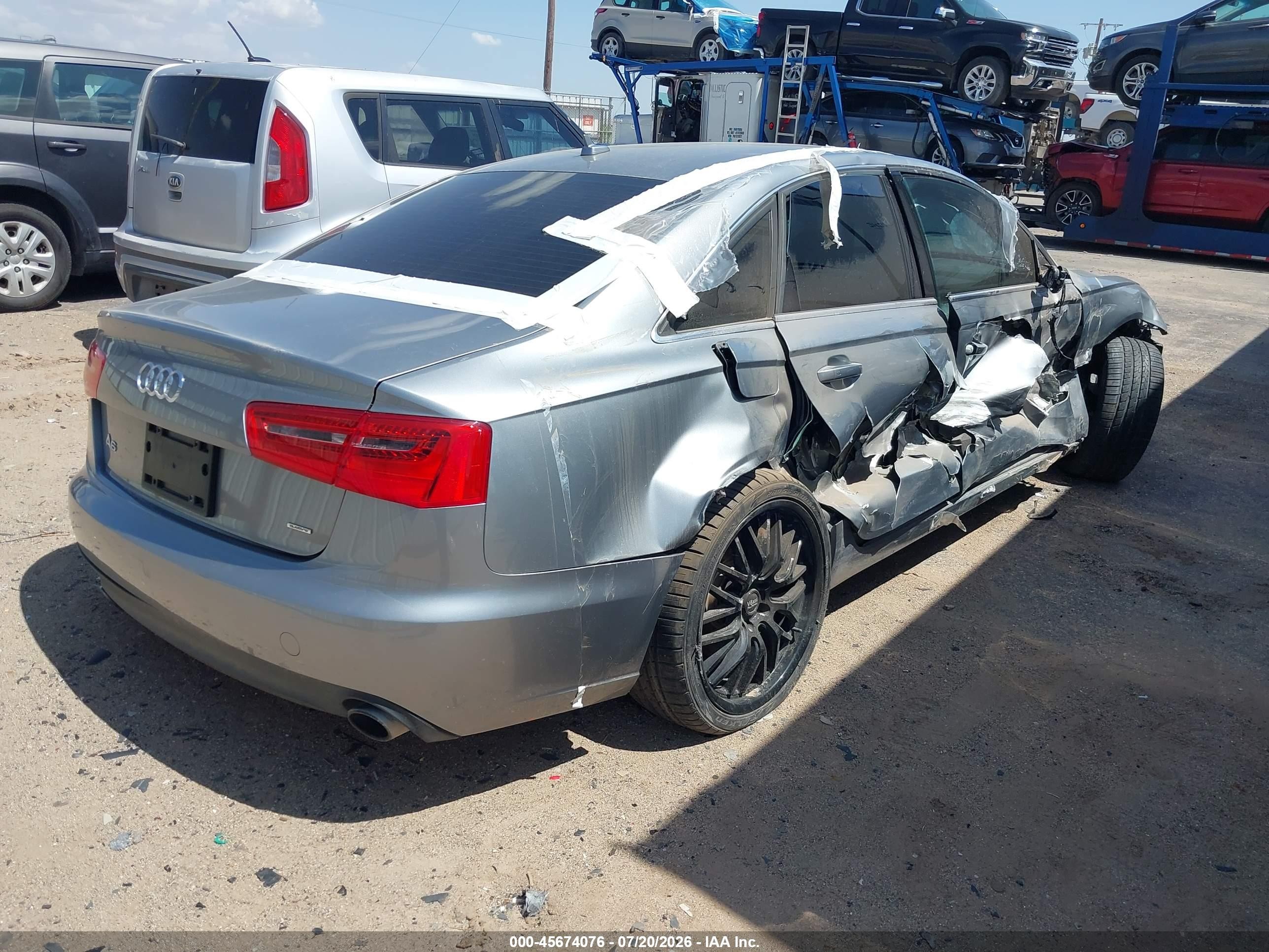2015 Audi A6 2.0t Premium Серебряный vin: WAUFFAFC8FN017914