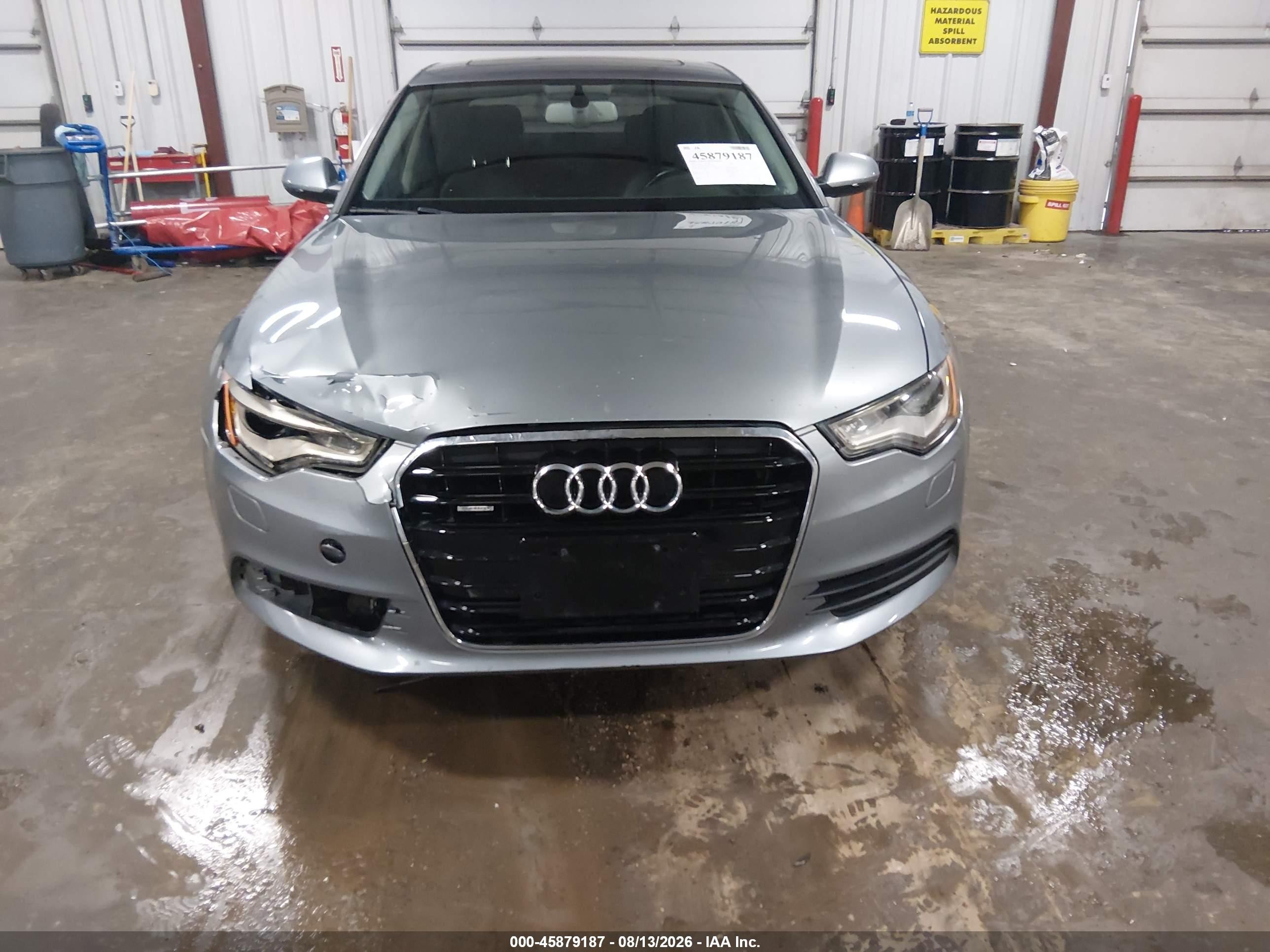 2015 Audi A6 2.0t Premium Серебряный vin: WAUFFAFC9FN016268