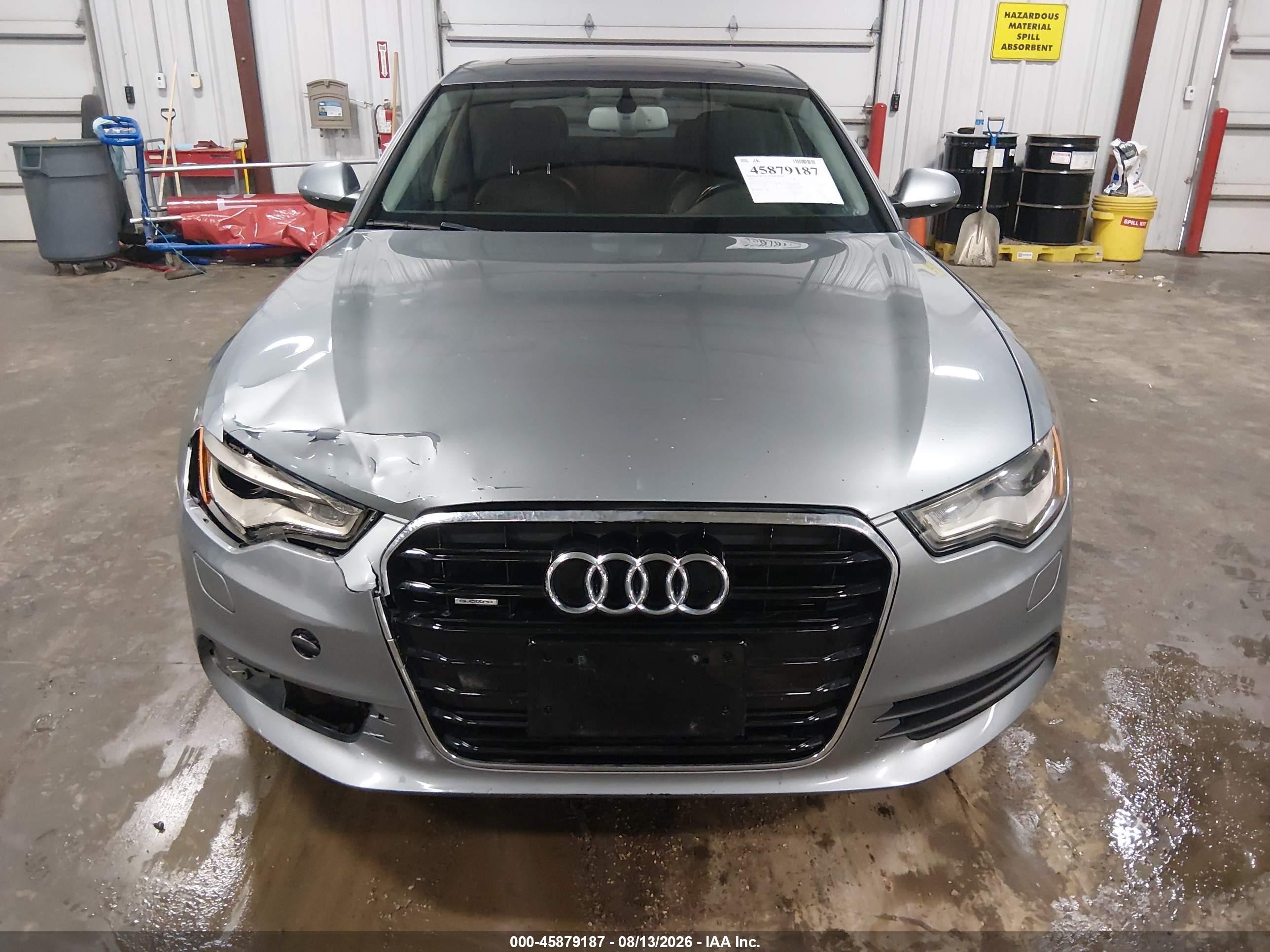 2015 Audi A6 2.0t Premium Серебряный vin: WAUFFAFC9FN016268