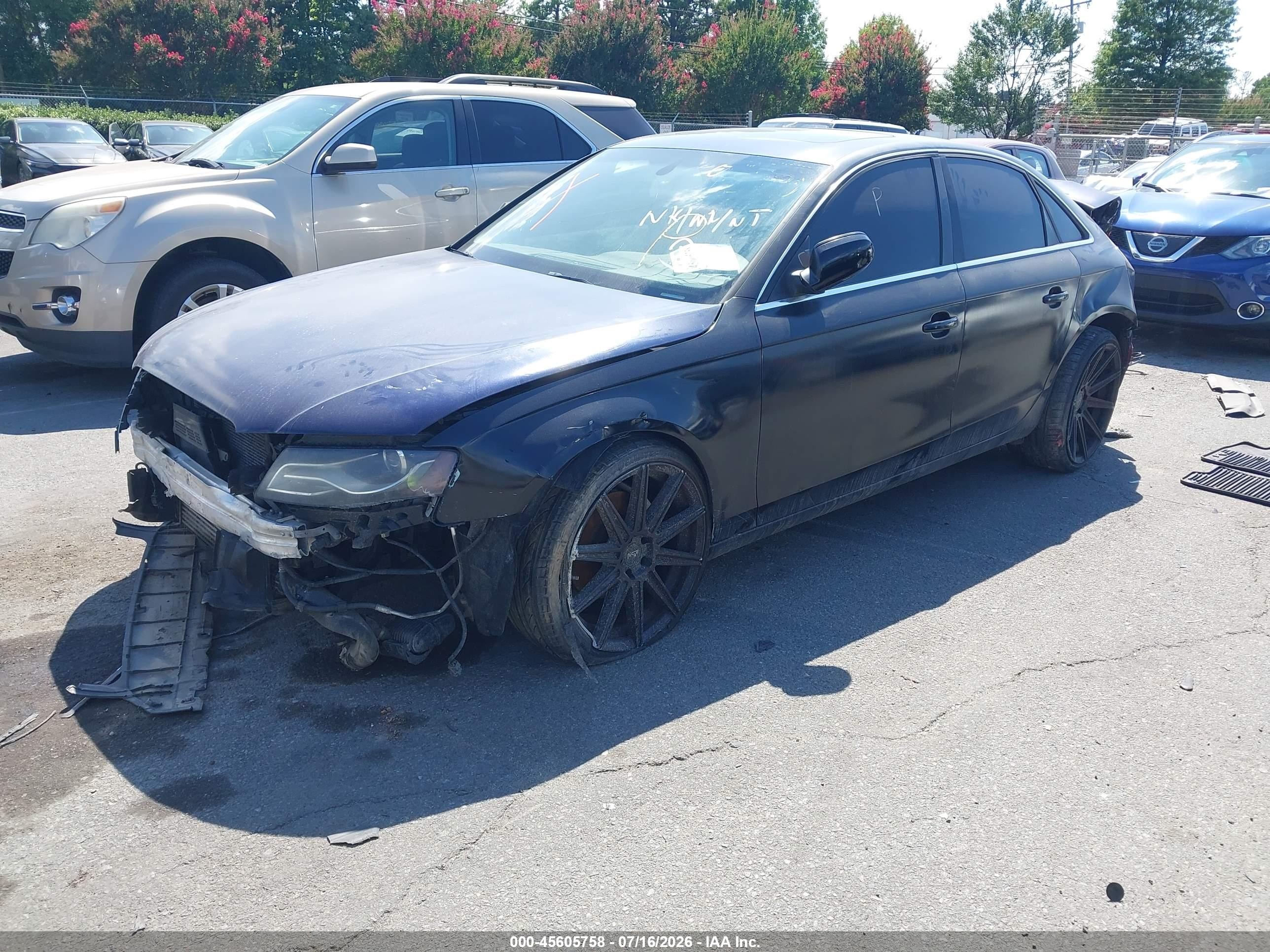 2011 Audi A4 2.0t Premium Black vin: WAUFFAFL0BN039500