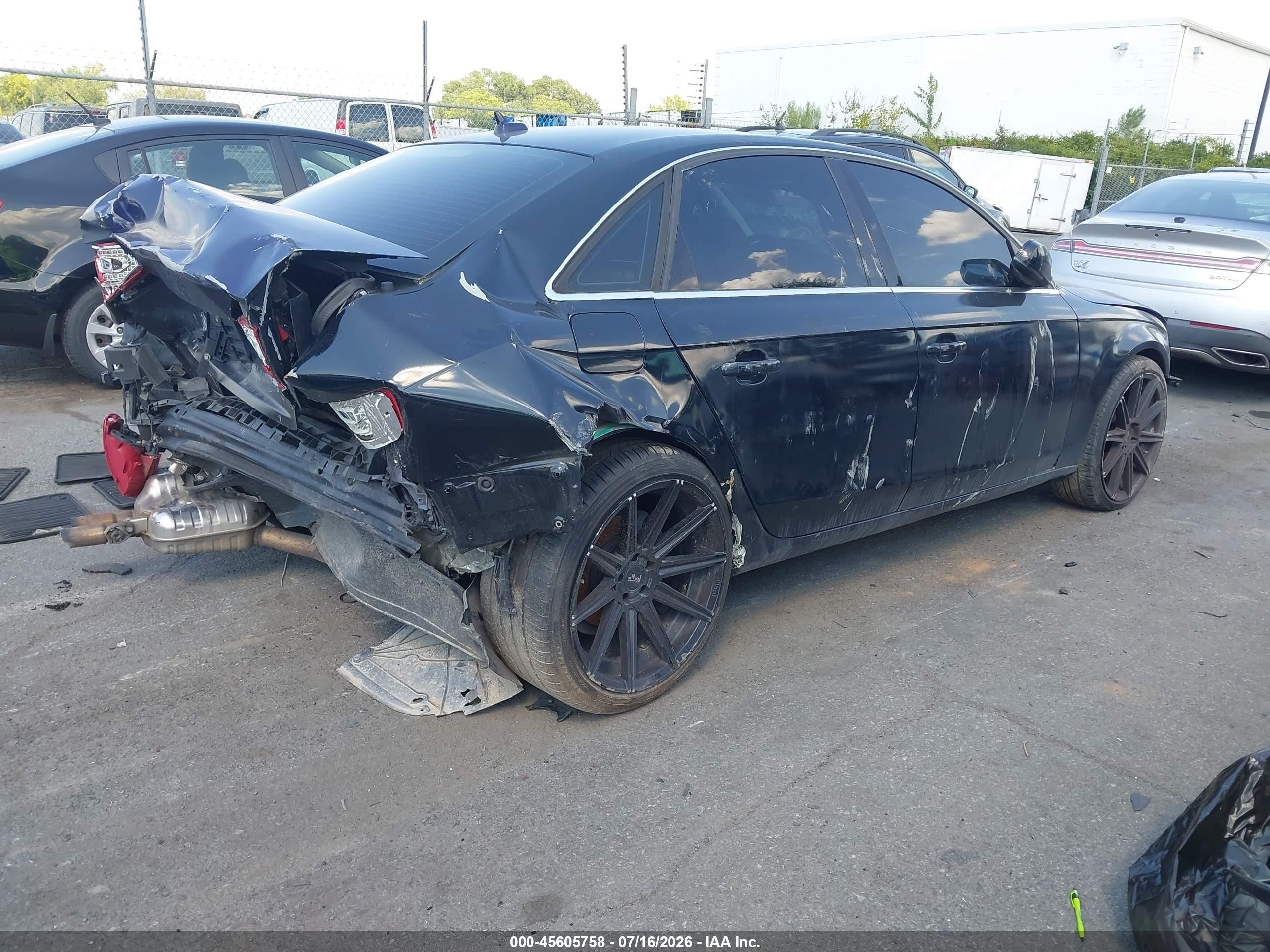 2011 Audi A4 2.0t Premium Black vin: WAUFFAFL0BN039500