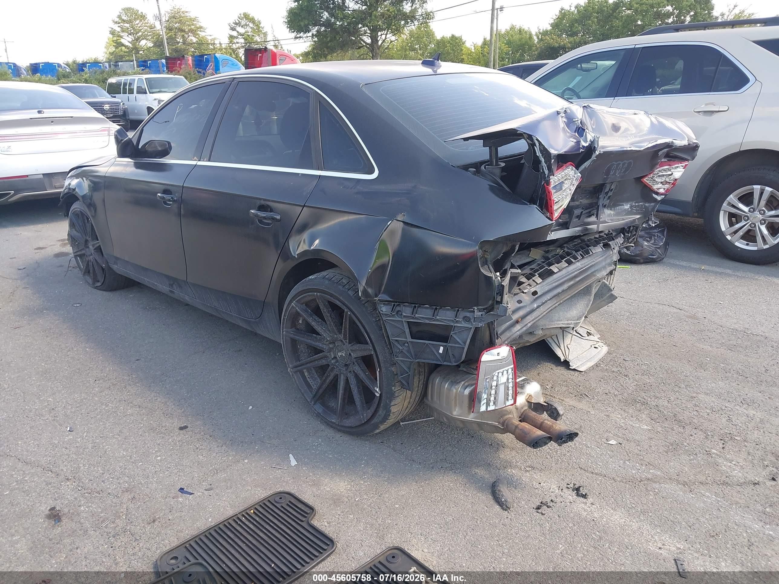 2011 Audi A4 2.0t Premium Black vin: WAUFFAFL0BN039500