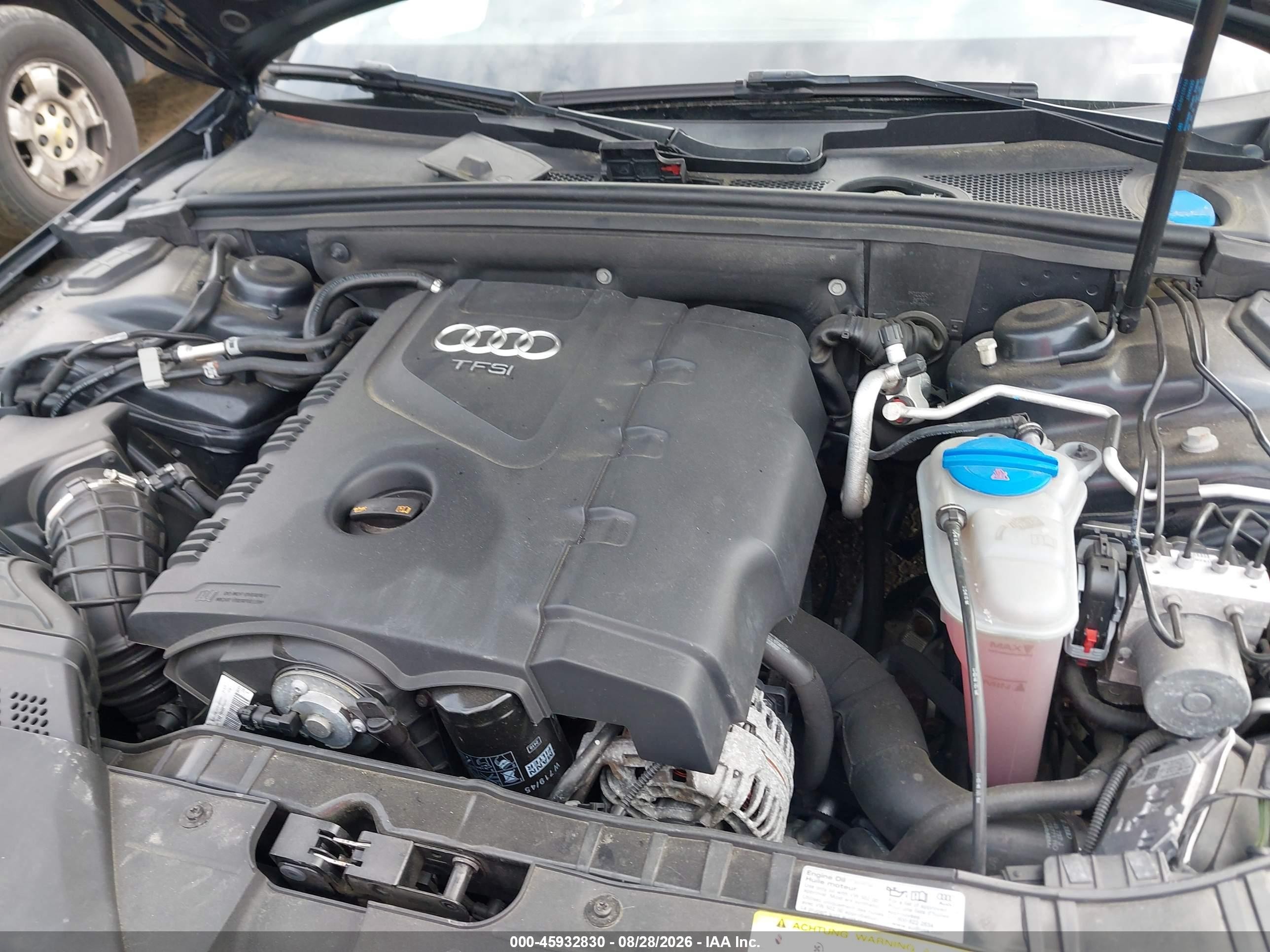 2012 Audi A4 2.0t Premium Plus Черный vin: WAUFFAFL0CA099995