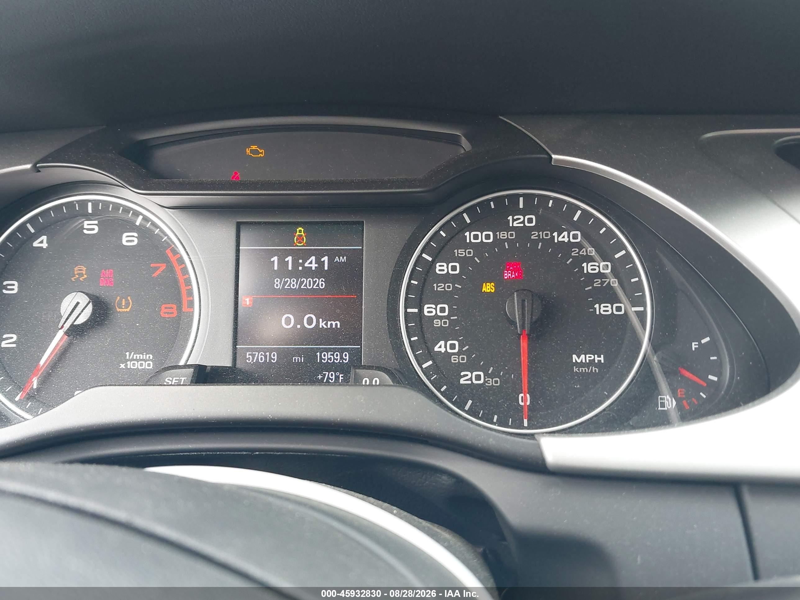 2012 Audi A4 2.0t Premium Plus Черный vin: WAUFFAFL0CA099995