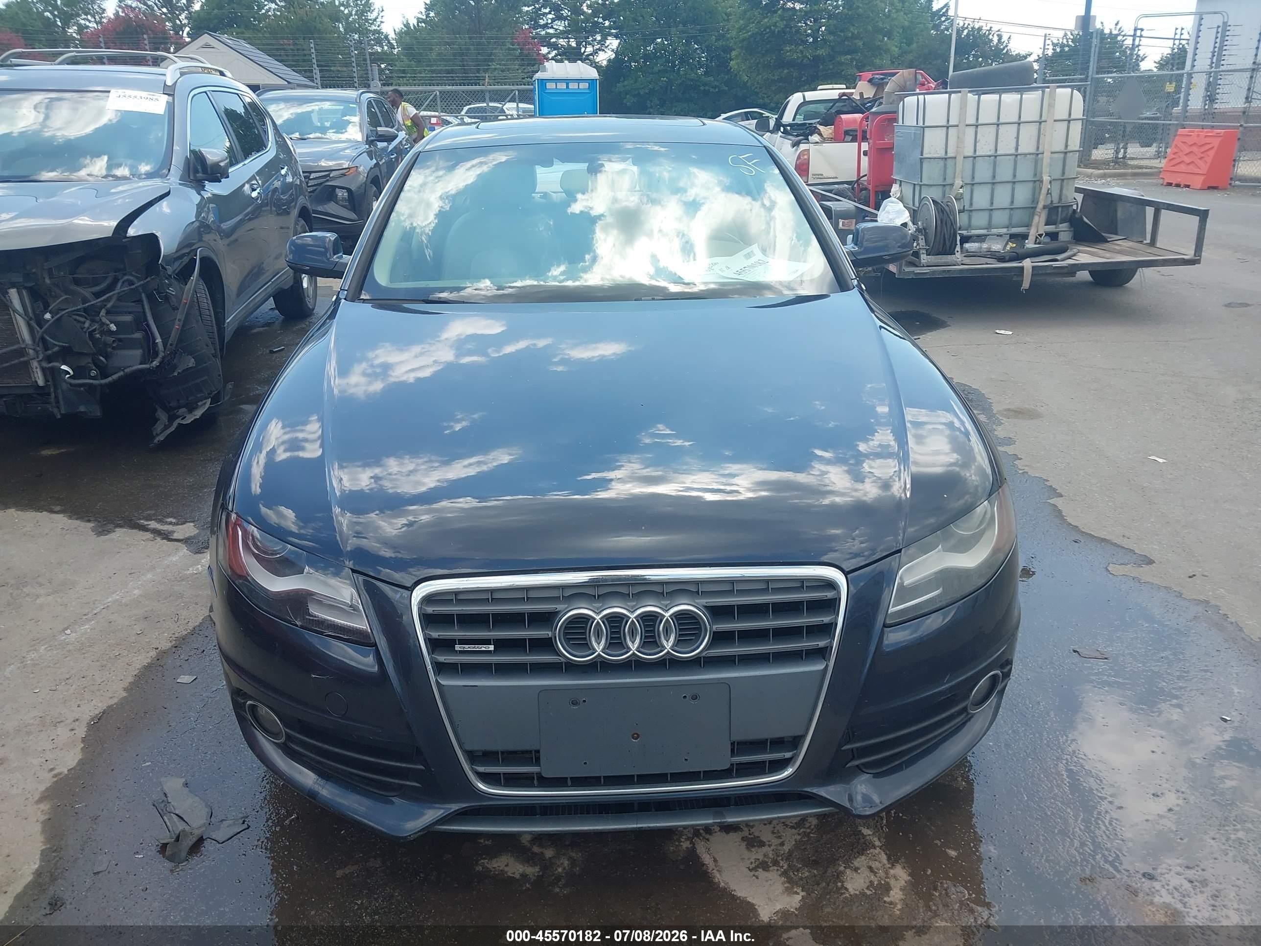 2012 Audi A4 2.0t Premium Plus Dark Blue vin: WAUFFAFL0CA119629