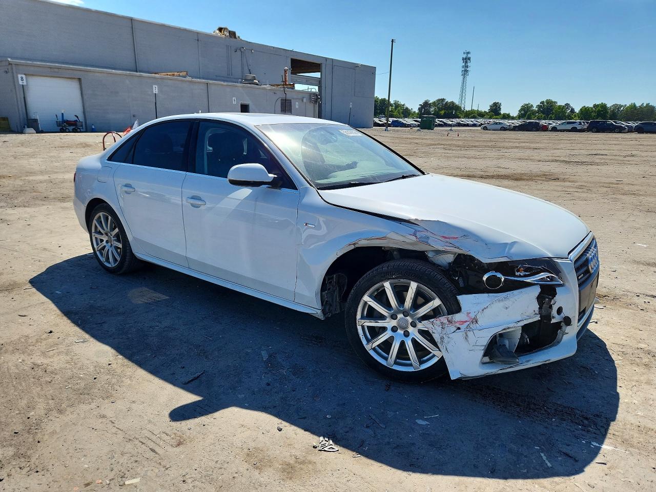2012 Audi A4 Premium Plus White vin: WAUFFAFL0CN015635
