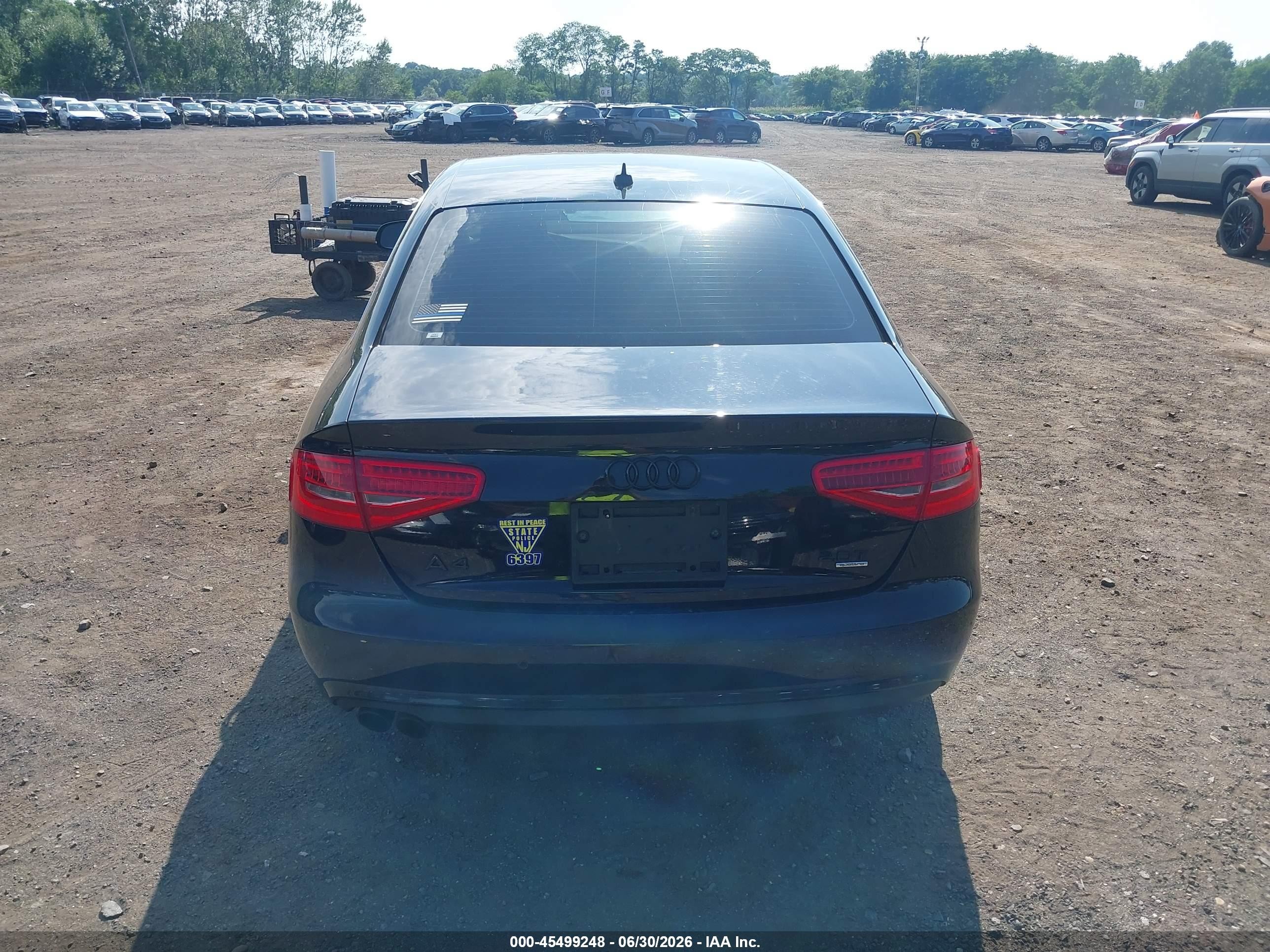 2013 Audi A4 2.0t Premium Black vin: WAUFFAFL0DN007049