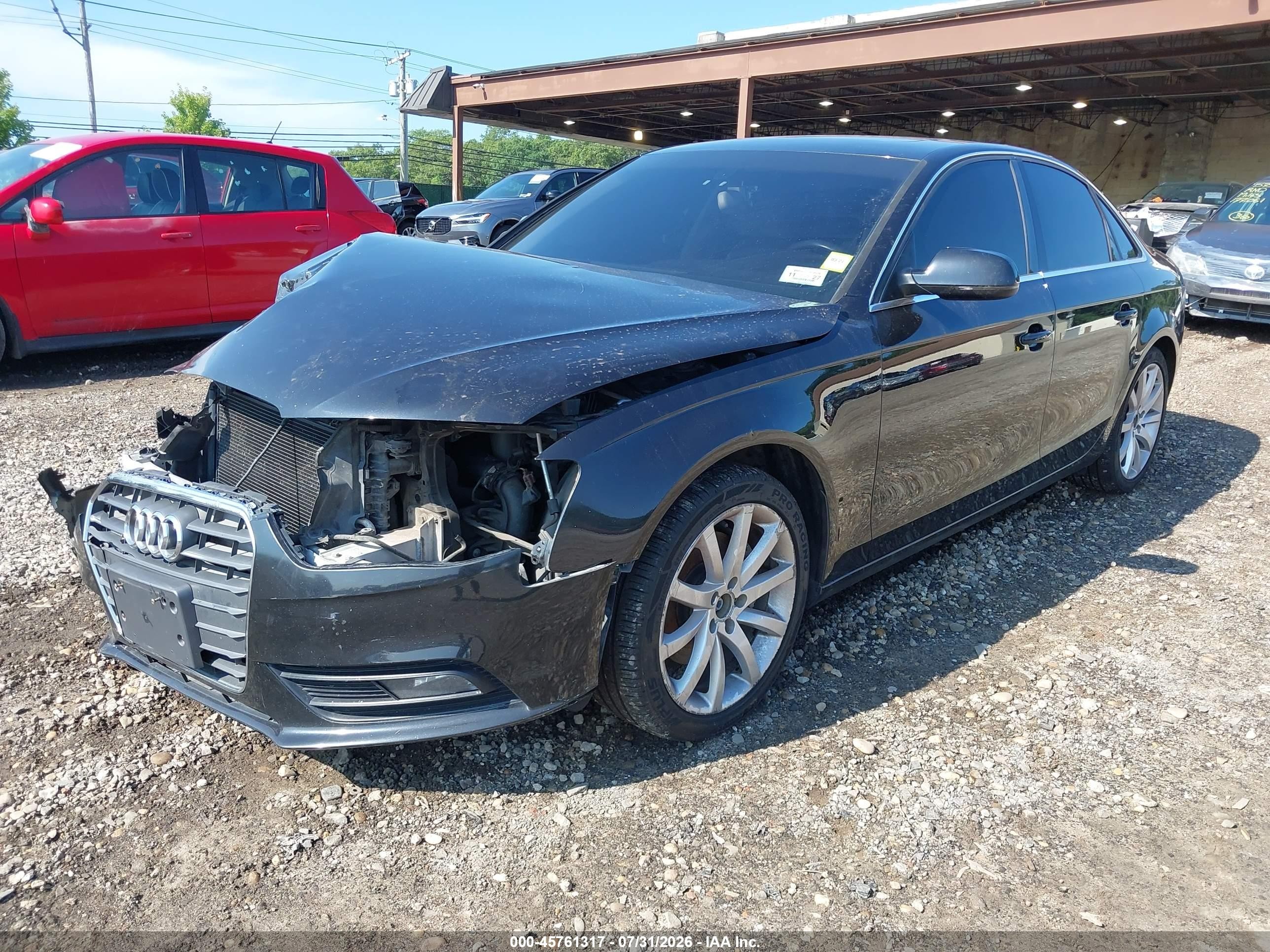 2013 Audi A4 2.0t Premium Black vin: WAUFFAFL0DN012493