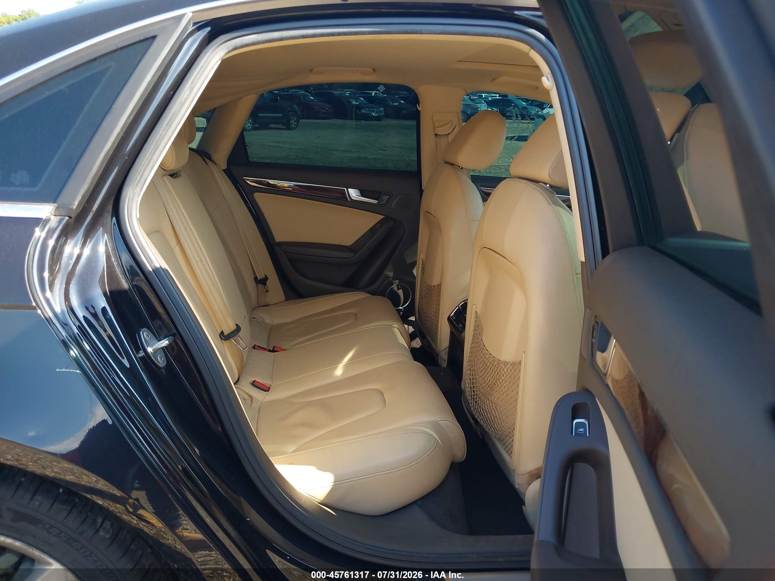 2013 Audi A4 2.0t Premium Black vin: WAUFFAFL0DN012493