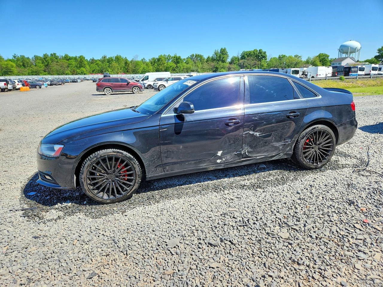 2013 Audi A4 Premium Plus Черный vin: WAUFFAFL0DN027415